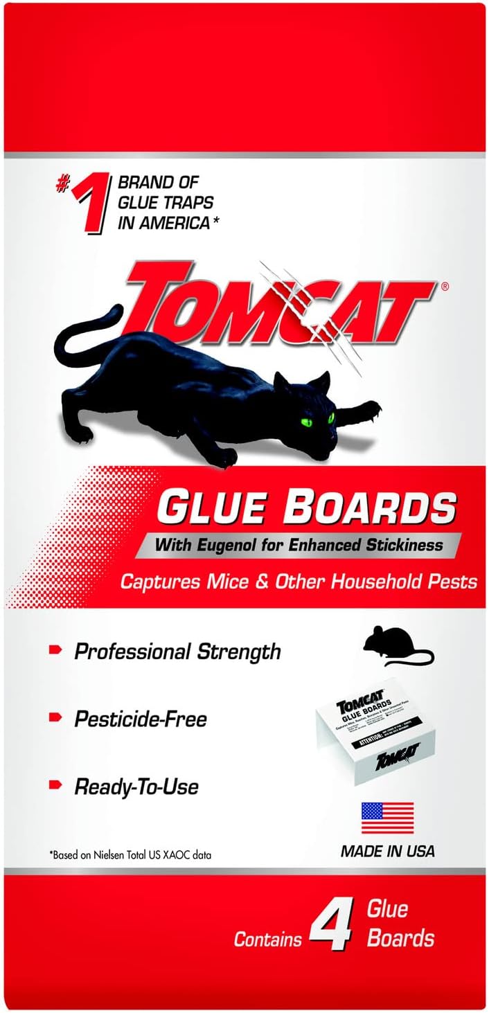 Tomcat Glue Boards with Immediate Grip Glue for Mice, [...]