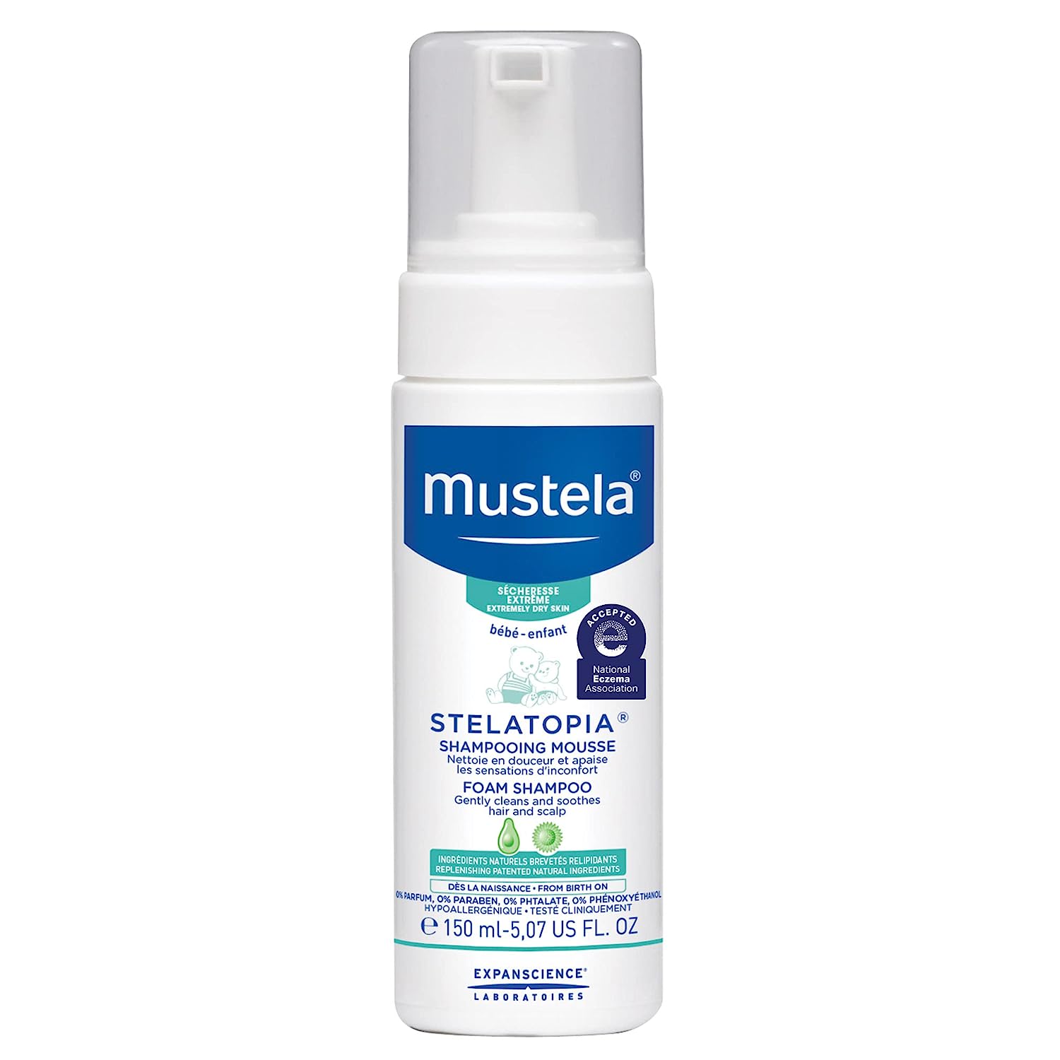 Mustela Stelatopia Eczema-Prone Skin Foam Shampoo for [...]