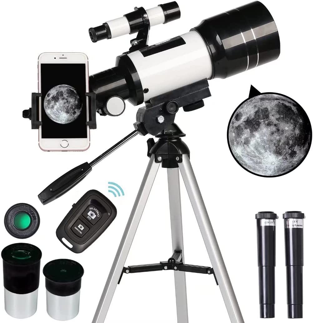 Telescope for Adults & Kids, 70mm Aperture Refractor [...]