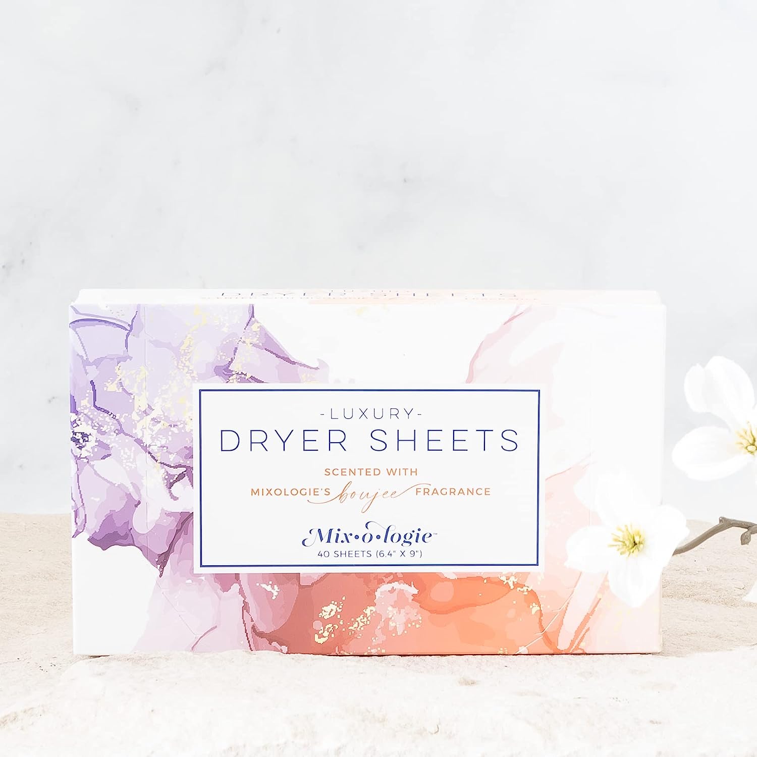 Boujee Luxury Fabric Softener Dryer Sheets by Mixologie