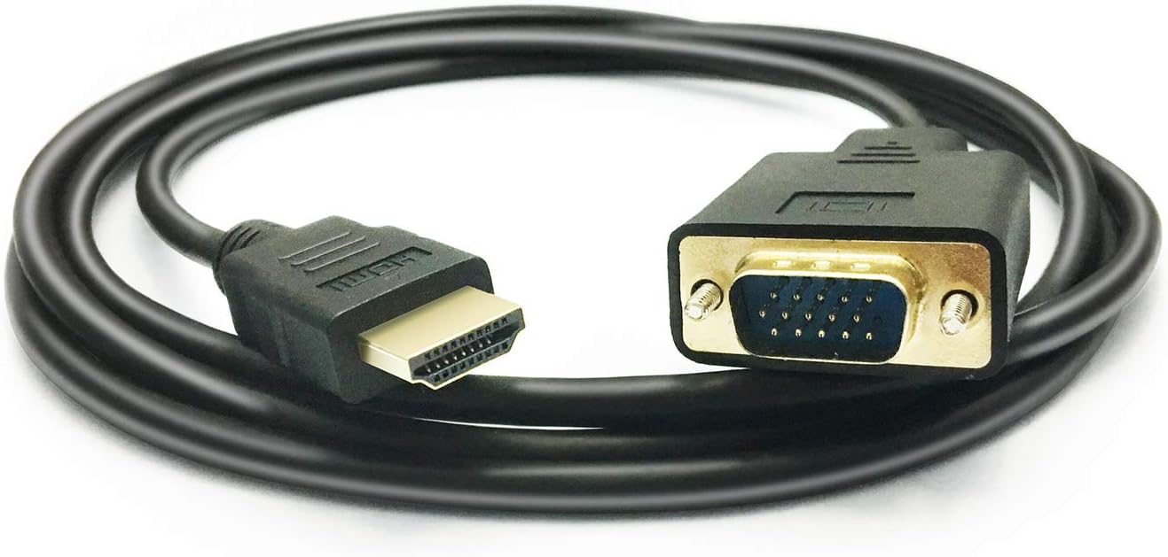 PeoTRIOL HDMI to VGA Cable, 1080P HDMI Male to VGA [...]