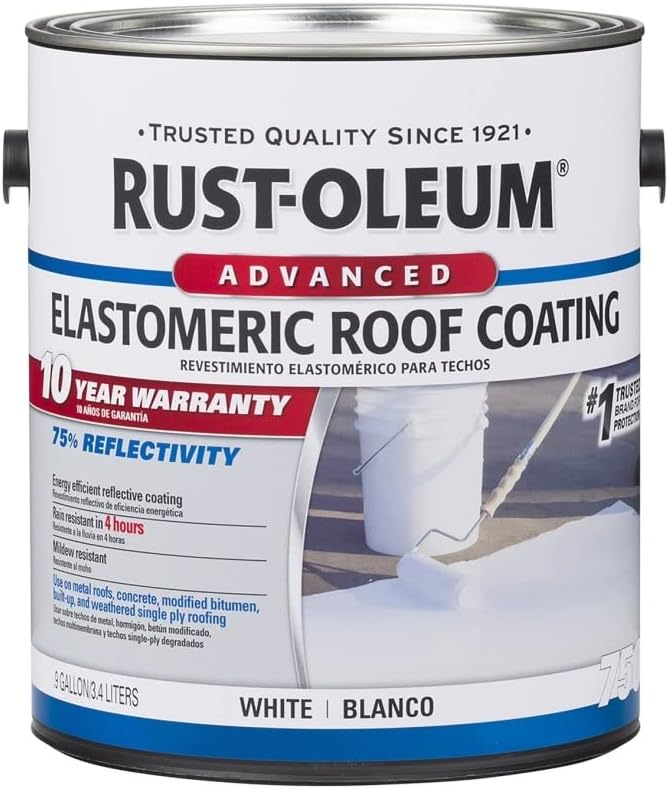 Rust-Oleum 301903 10 Year Elastomeric Roof Coating white gal
