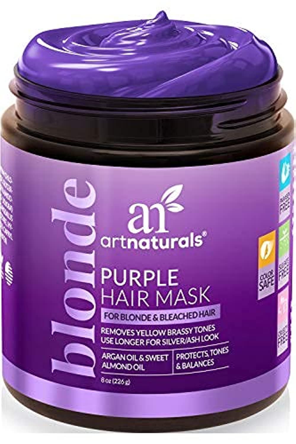 Artnaturals Purple Hair Mask for Blonde, Silver & [...]