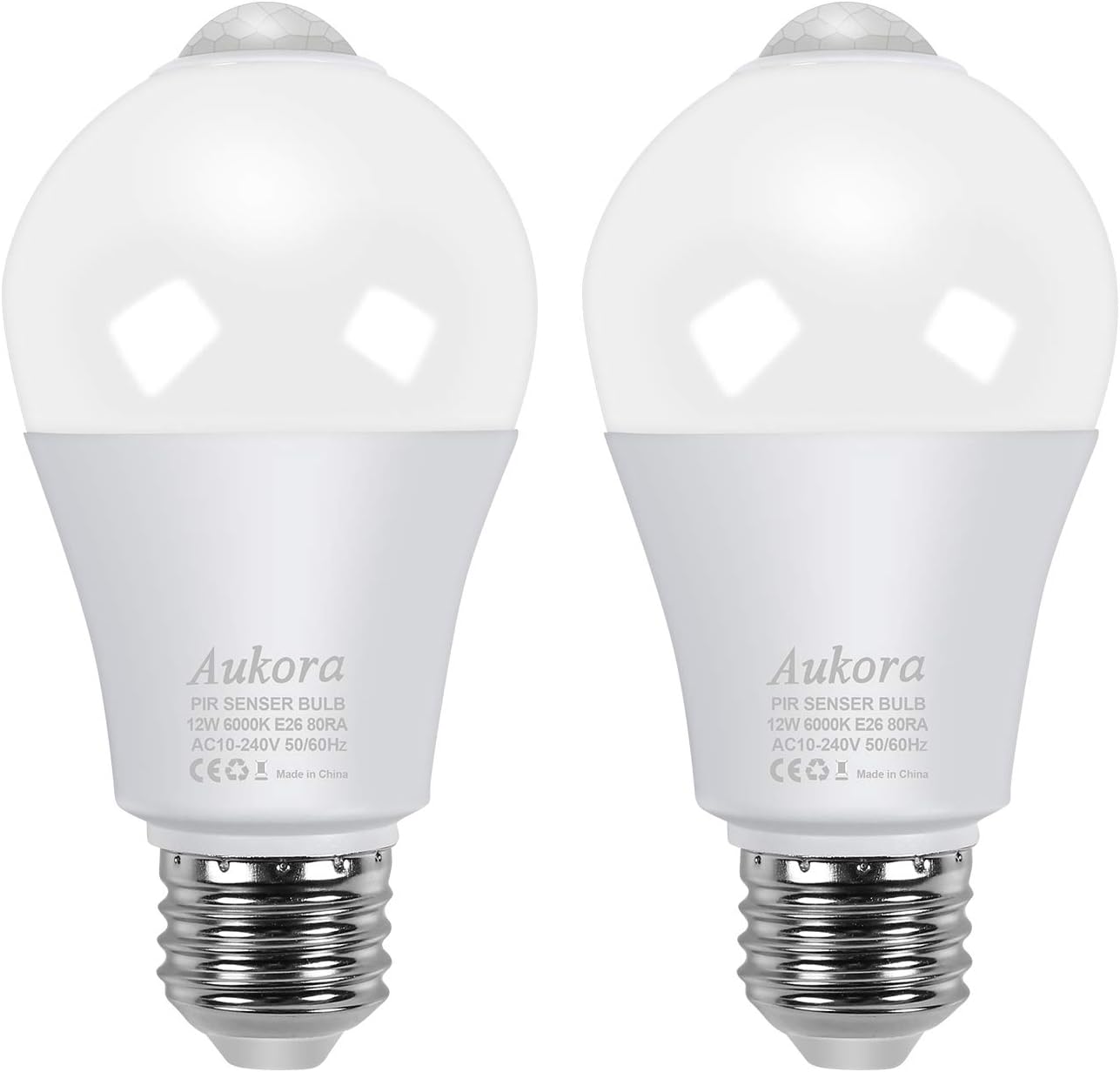 Aukora Motion Sensor Light Bulbs, 12W (100-Watt [...]