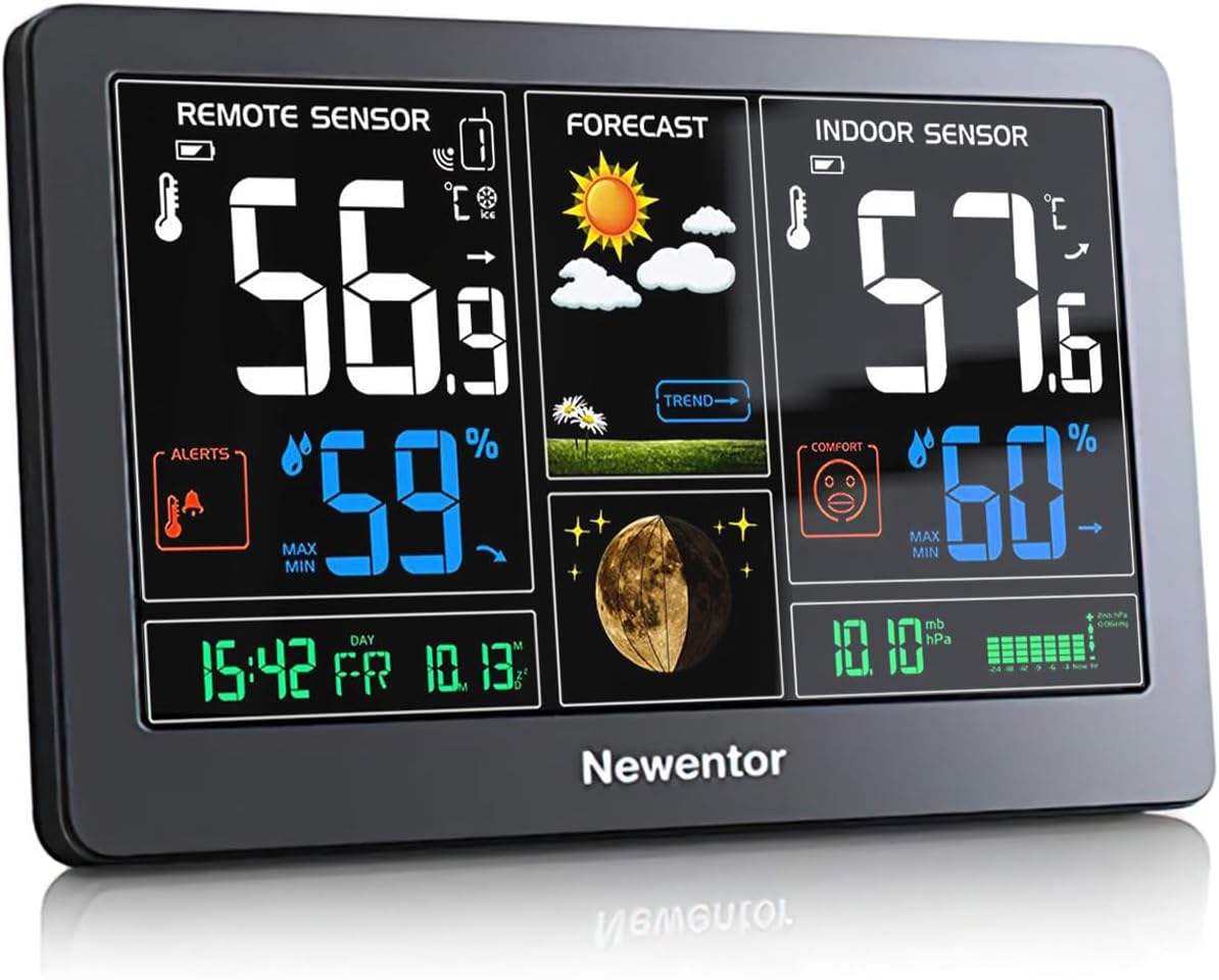Newentor Weather Station Wireless Indoor Outdoor [...]