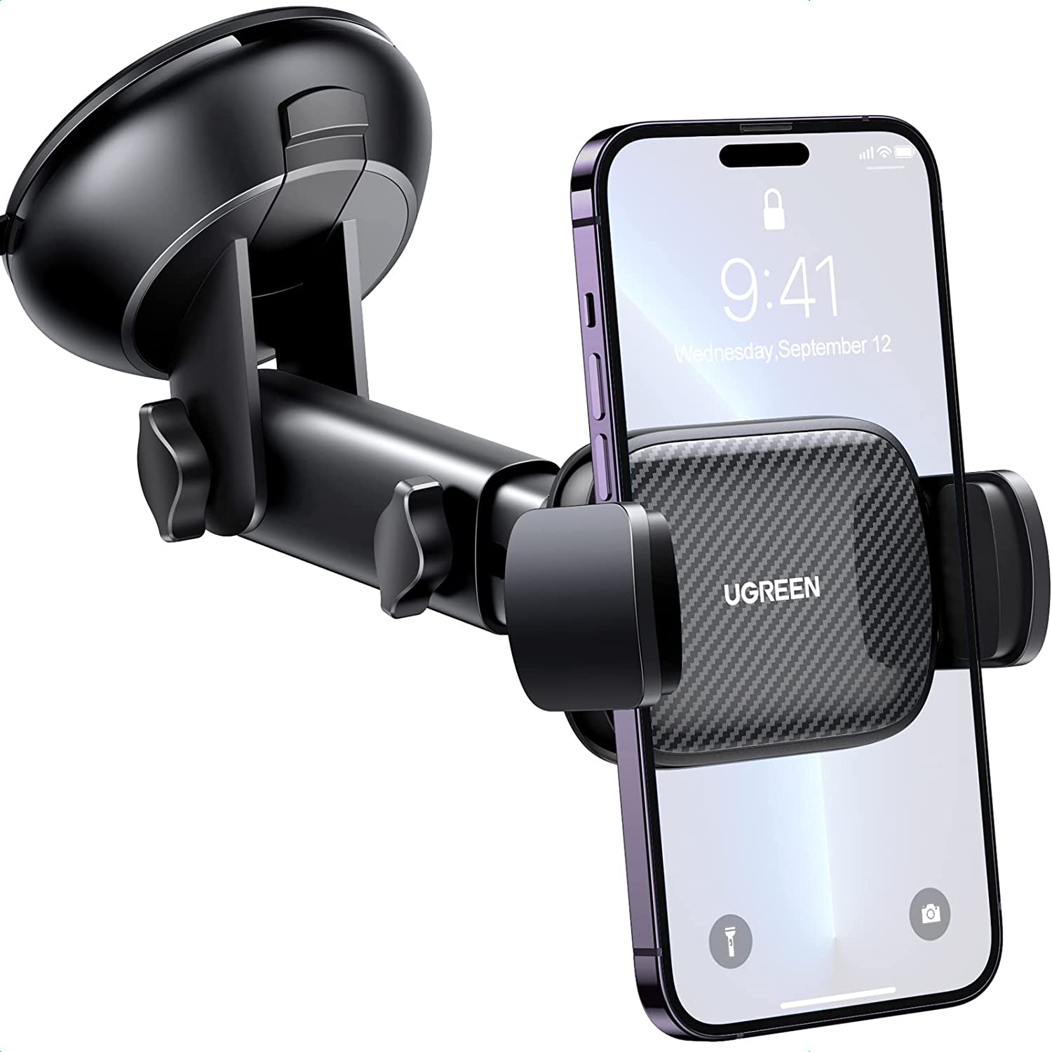 UGREEN Car Phone Holder Mount Suction Cup Windshield [...]