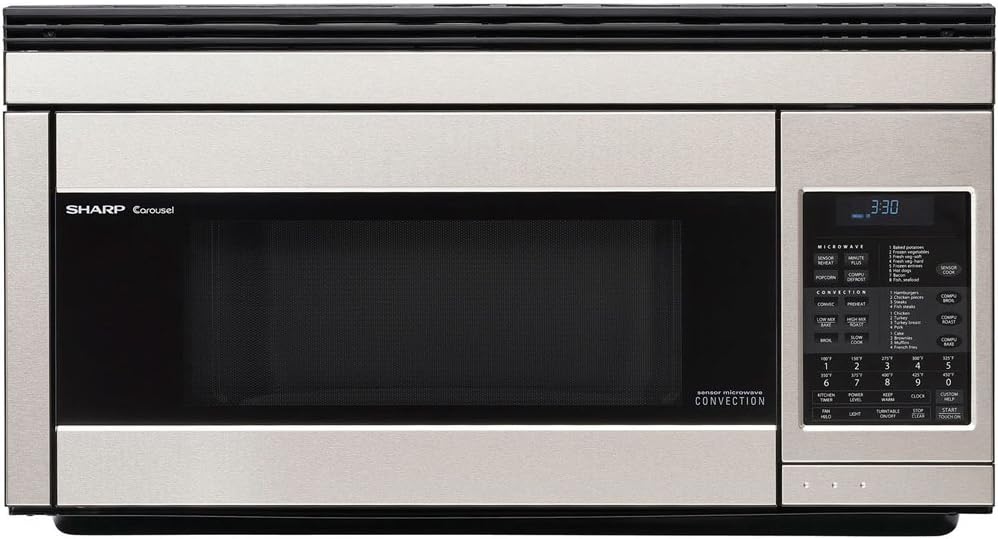 Sharp R1874T 850W Over-the-Range Convection Microwave, [...]