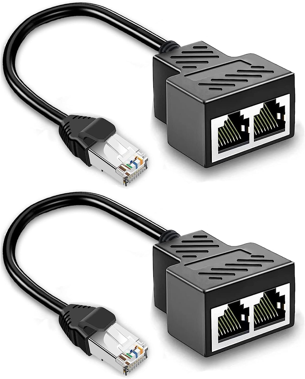 2Pack RJ45 Ethernet Splitter Cable Network Adapter 1 [...]