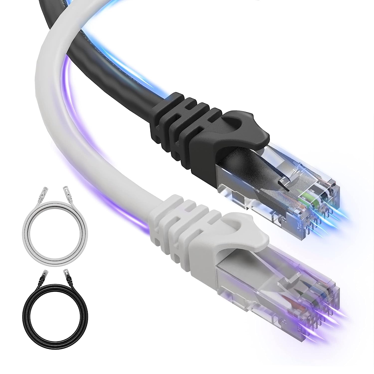 Cat6 Ethernet Cable, 6 Feet (2 Pack) LAN, utp Cat 6, [...]