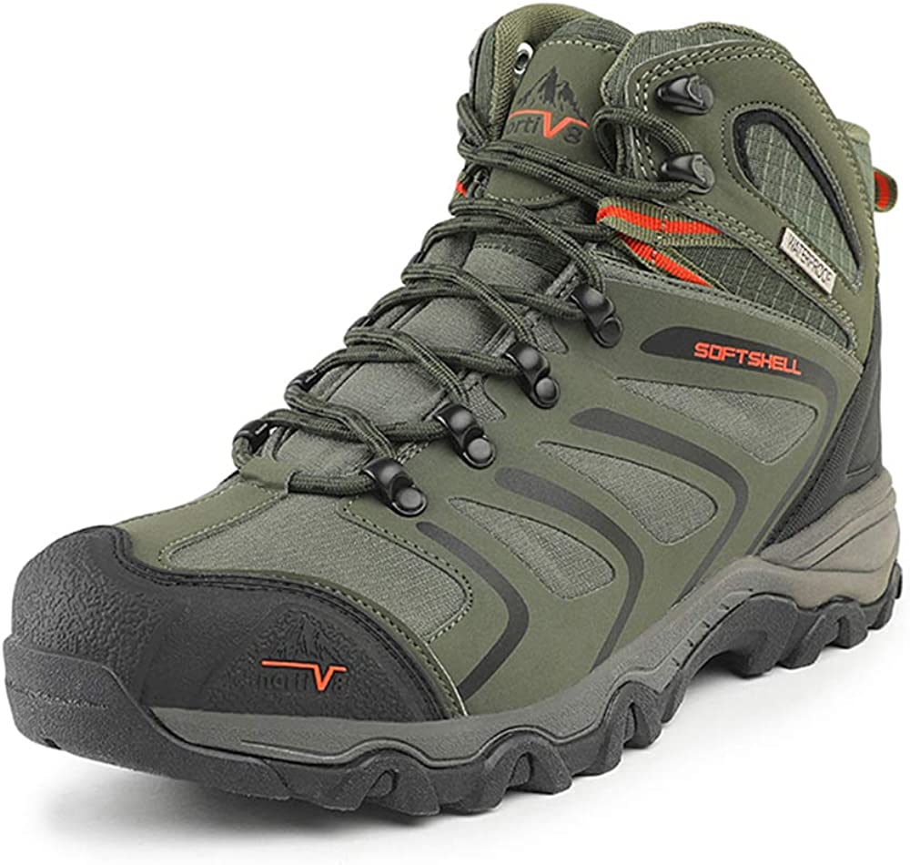 NORTIV 8 Men's Ankle High Waterproof Hiking Boots [...]