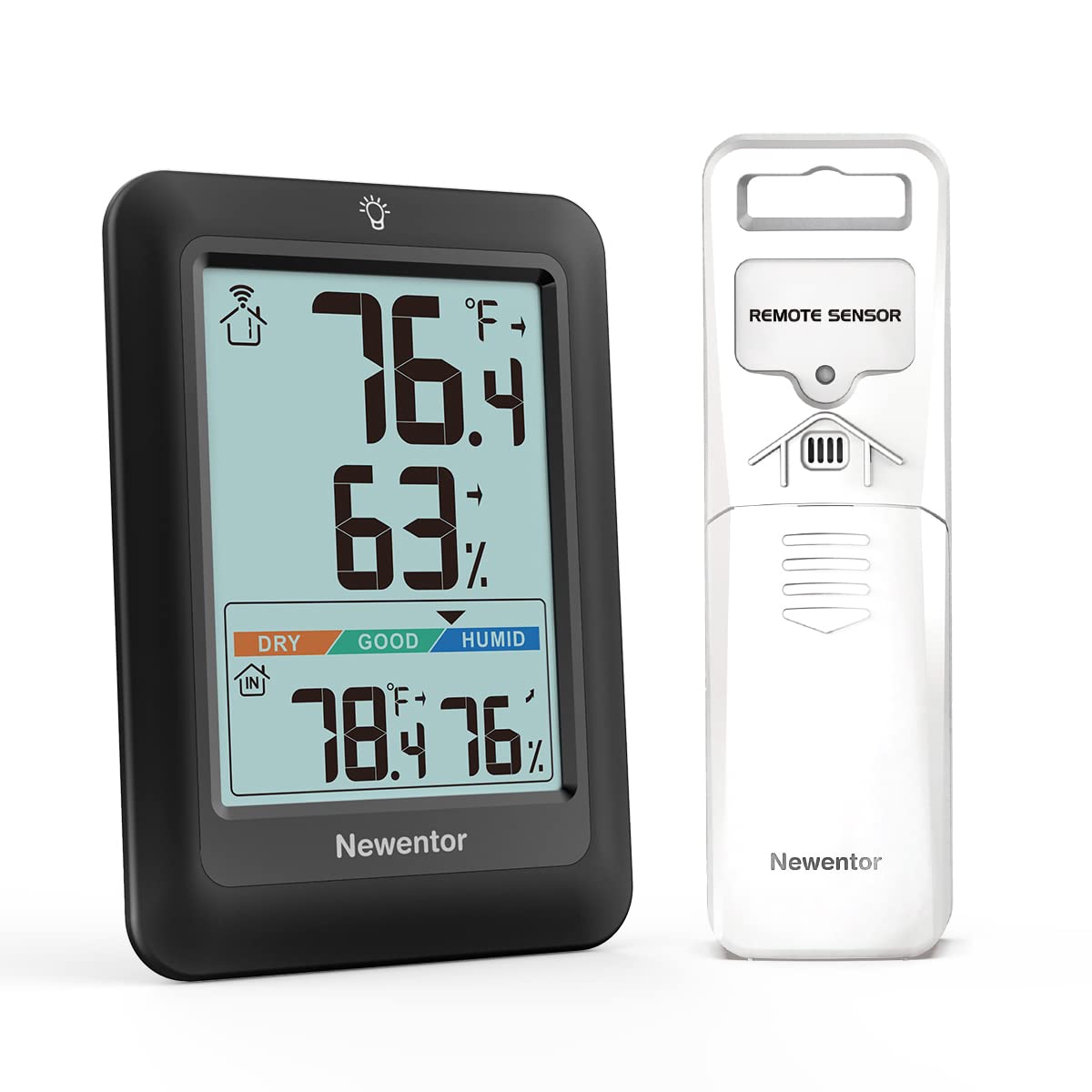 Newentor Indoor Outdoor Thermometer Wireless, Remote [...]