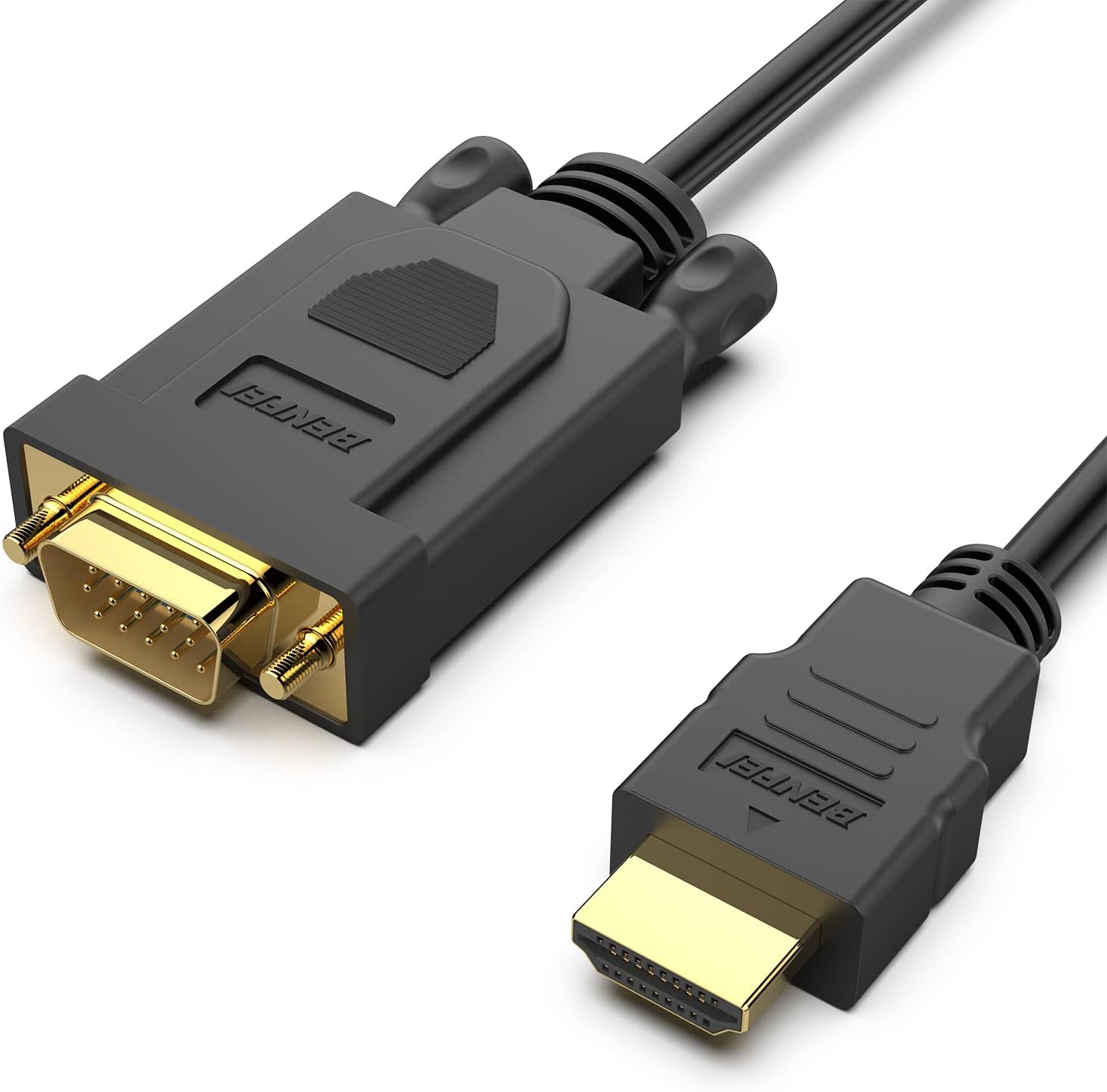 BENFEI HDMI to VGA 6 Feet Cable, Uni-Directional HDMI [...]