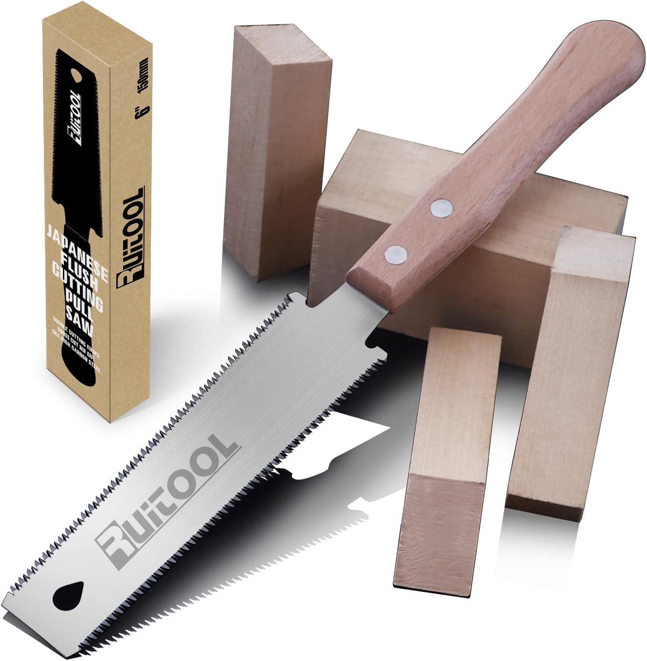 RUITOOL Japanese Hand Saw 6 Inch Double Edge Sided [...]
