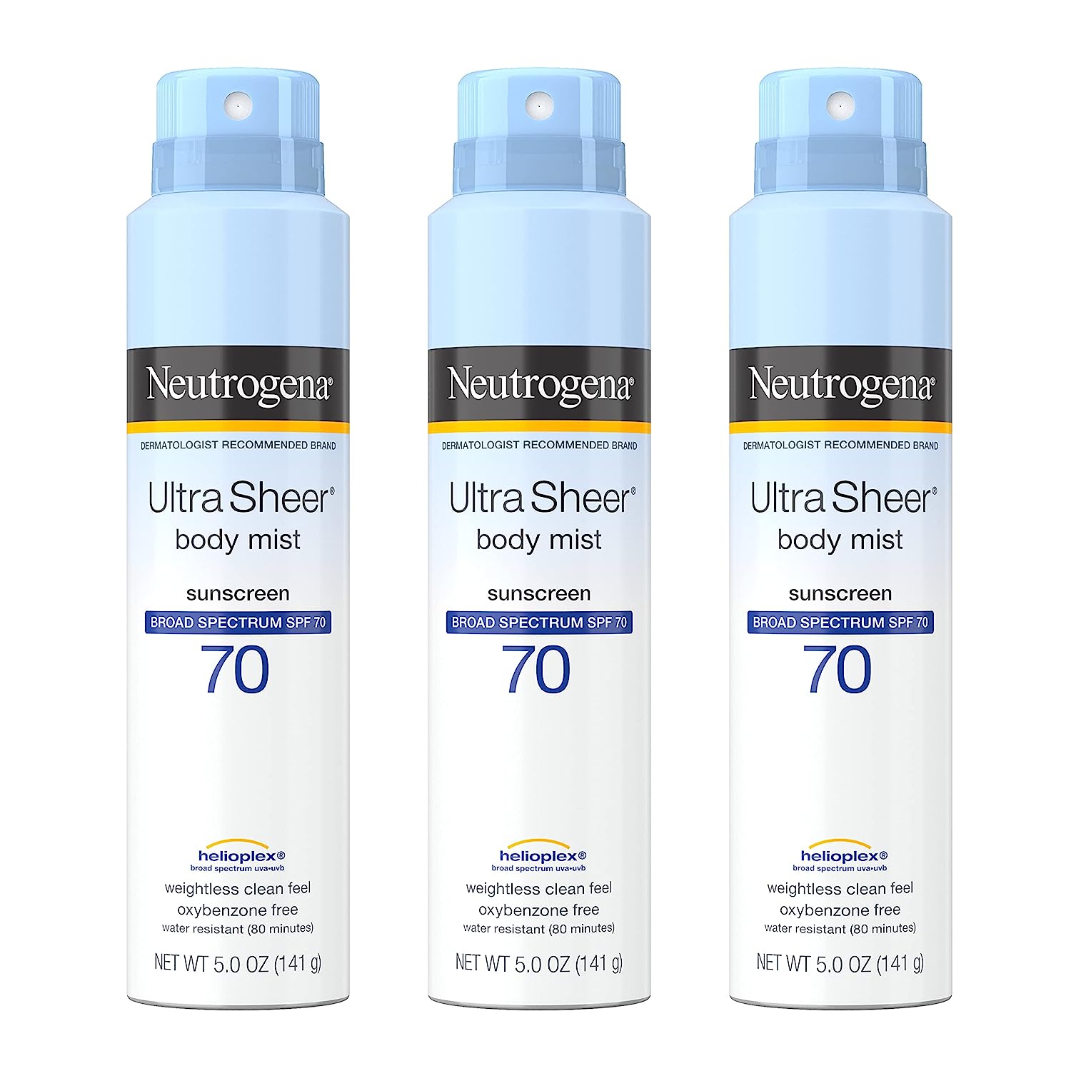 Neutrogena Ultra Sheer Body Mist SPF 70 Sunscreen [...]