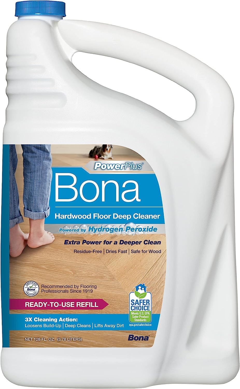 Bona PowerPlus Hardwood Floor Deep Cleaner Refill - [...]