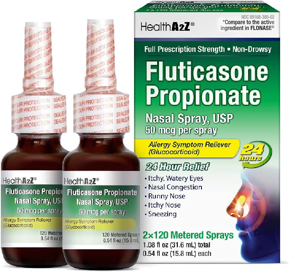HealthA2Z Fluticasone Propionate Nasal Sprays, 2 Pack [...]
