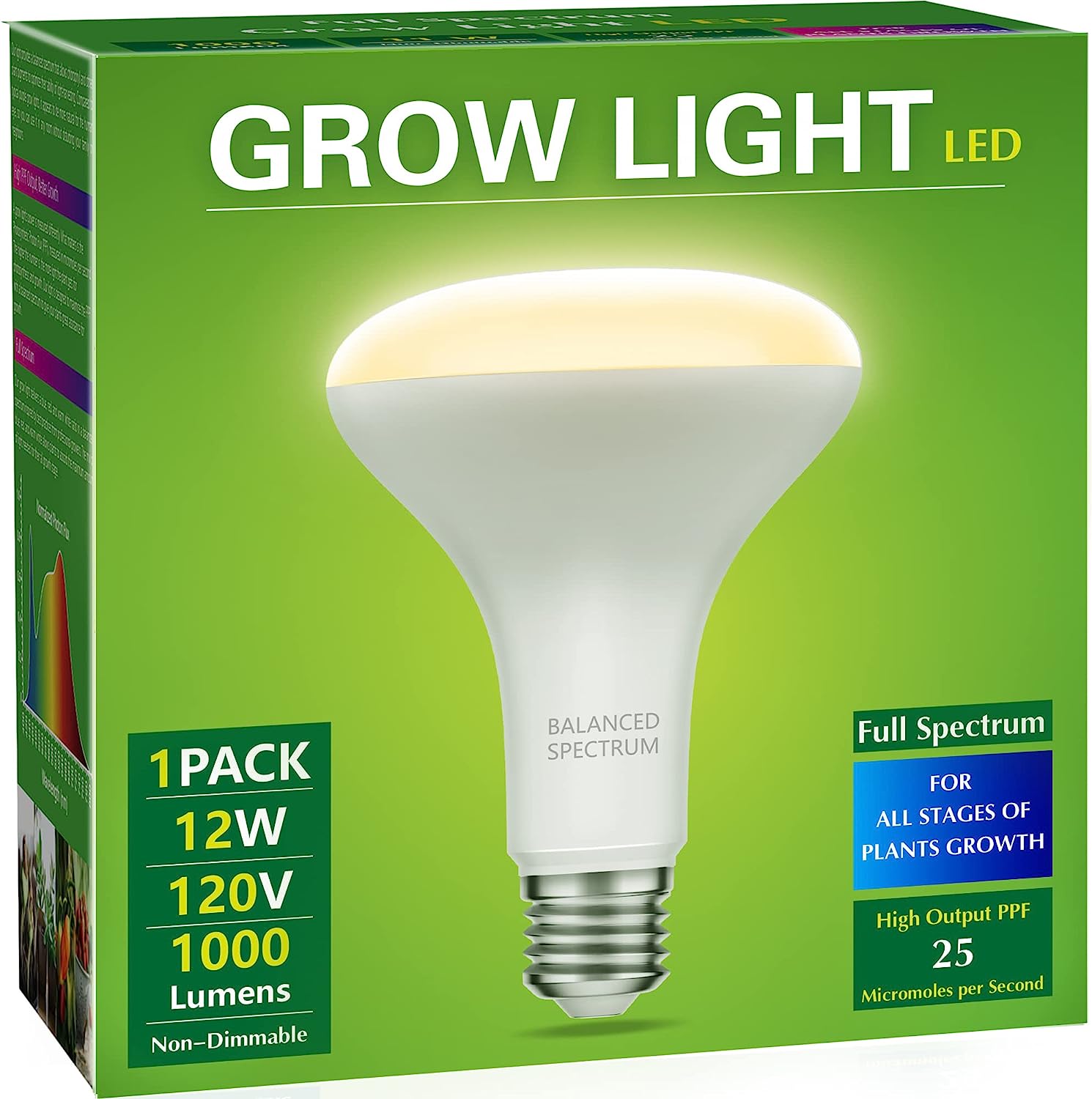 LED Grow Light Bulb, Briignite BR30 Grow Light Bulbs, [...]