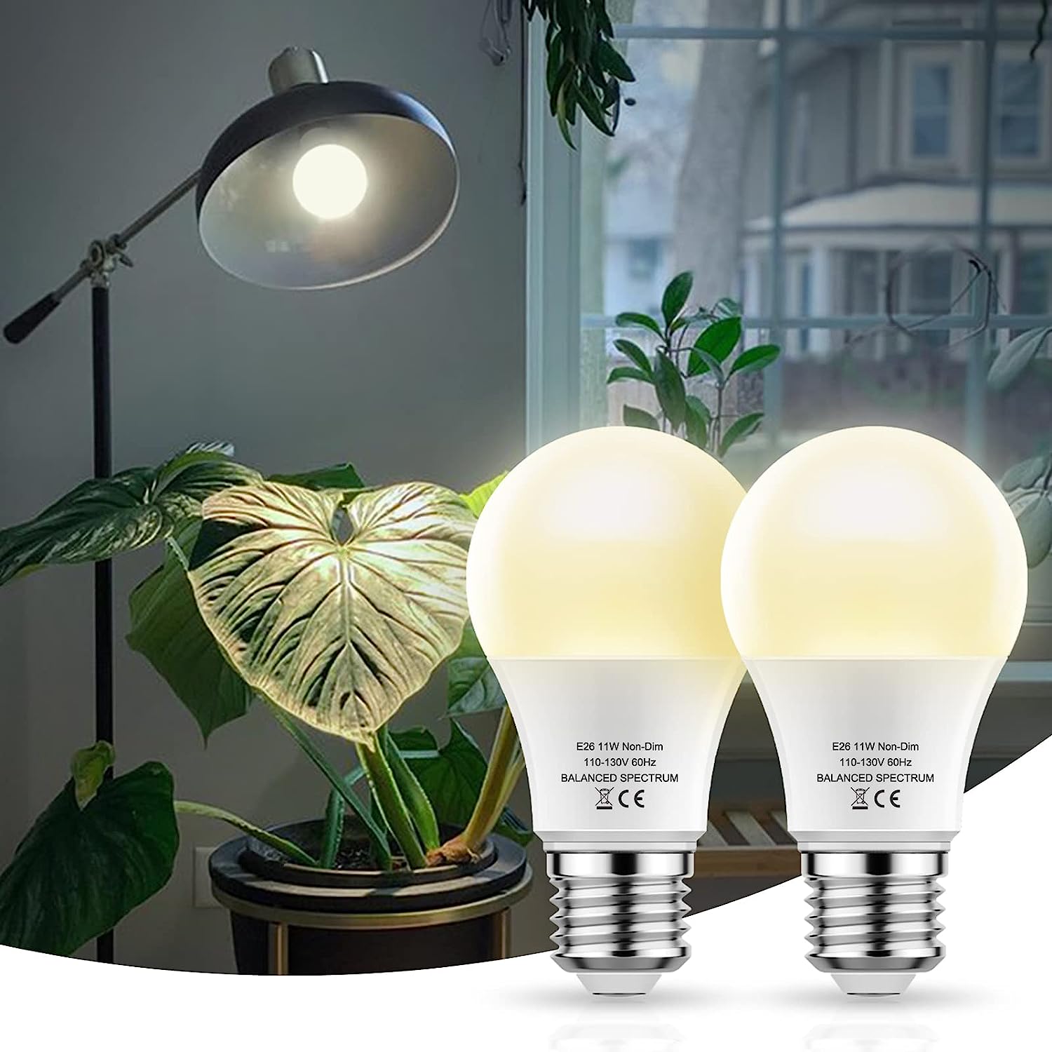 Grow Light Bulbs, LED Grow Light Bulb A19, Full [...]