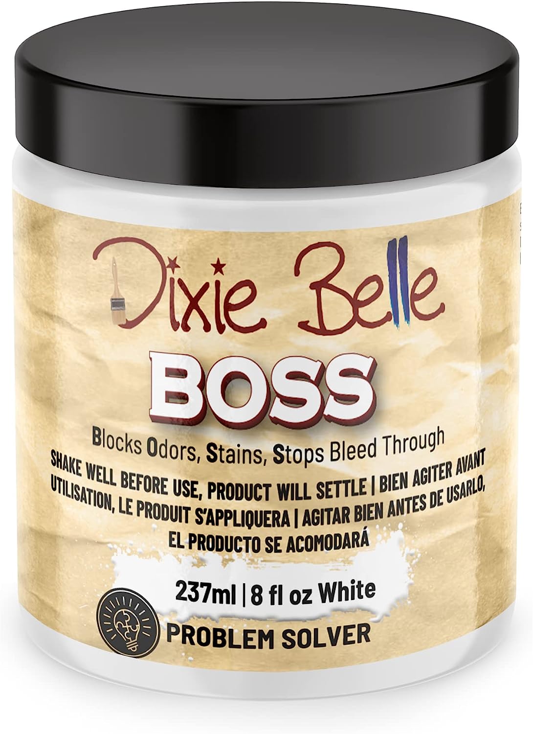Dixie Belle BOSS Paint Primer | White (8oz) | Water- [...]