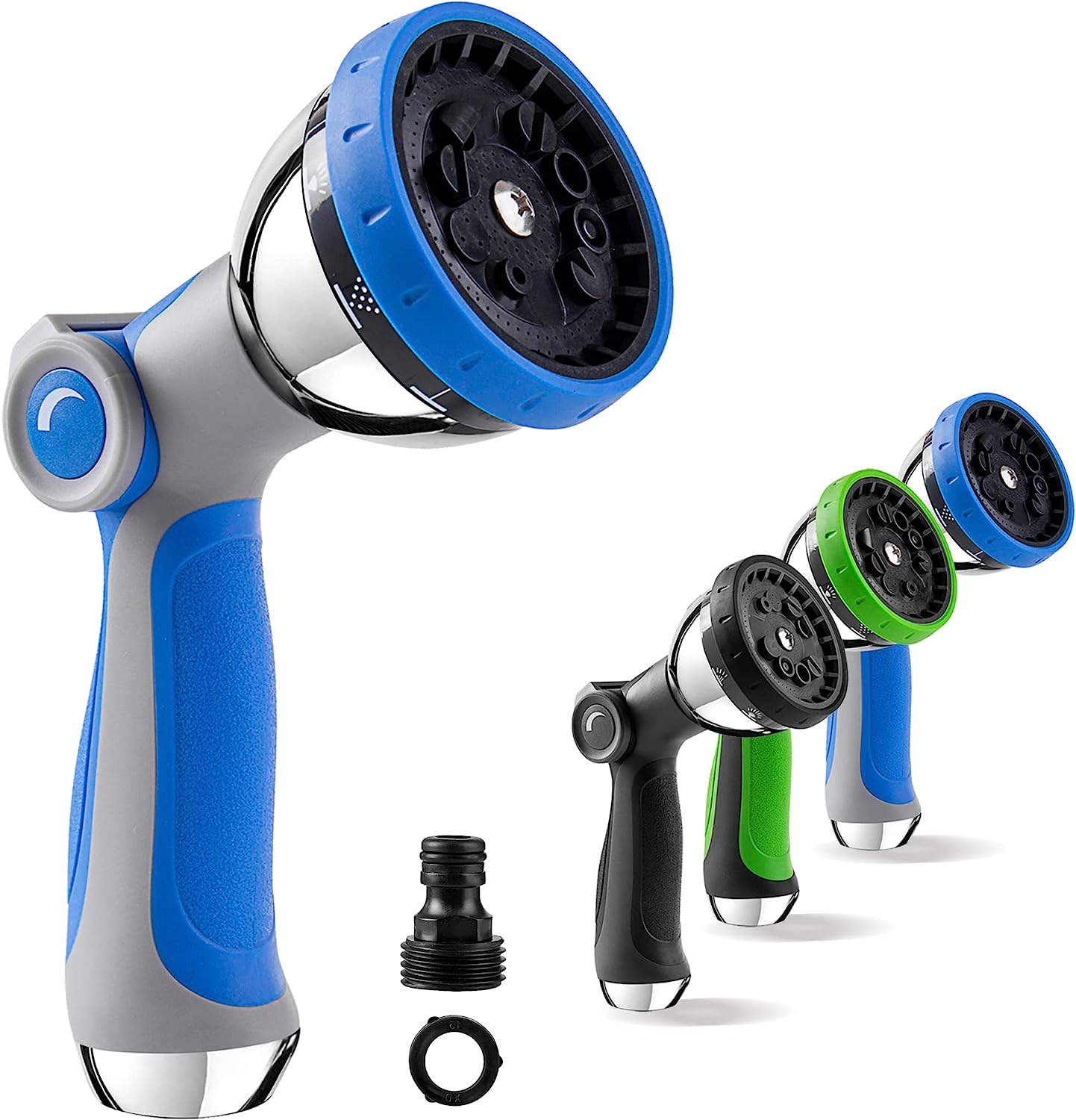 LOKIMSI Garden Hose Nozzle Sprayer，Features 10 Spray [...]