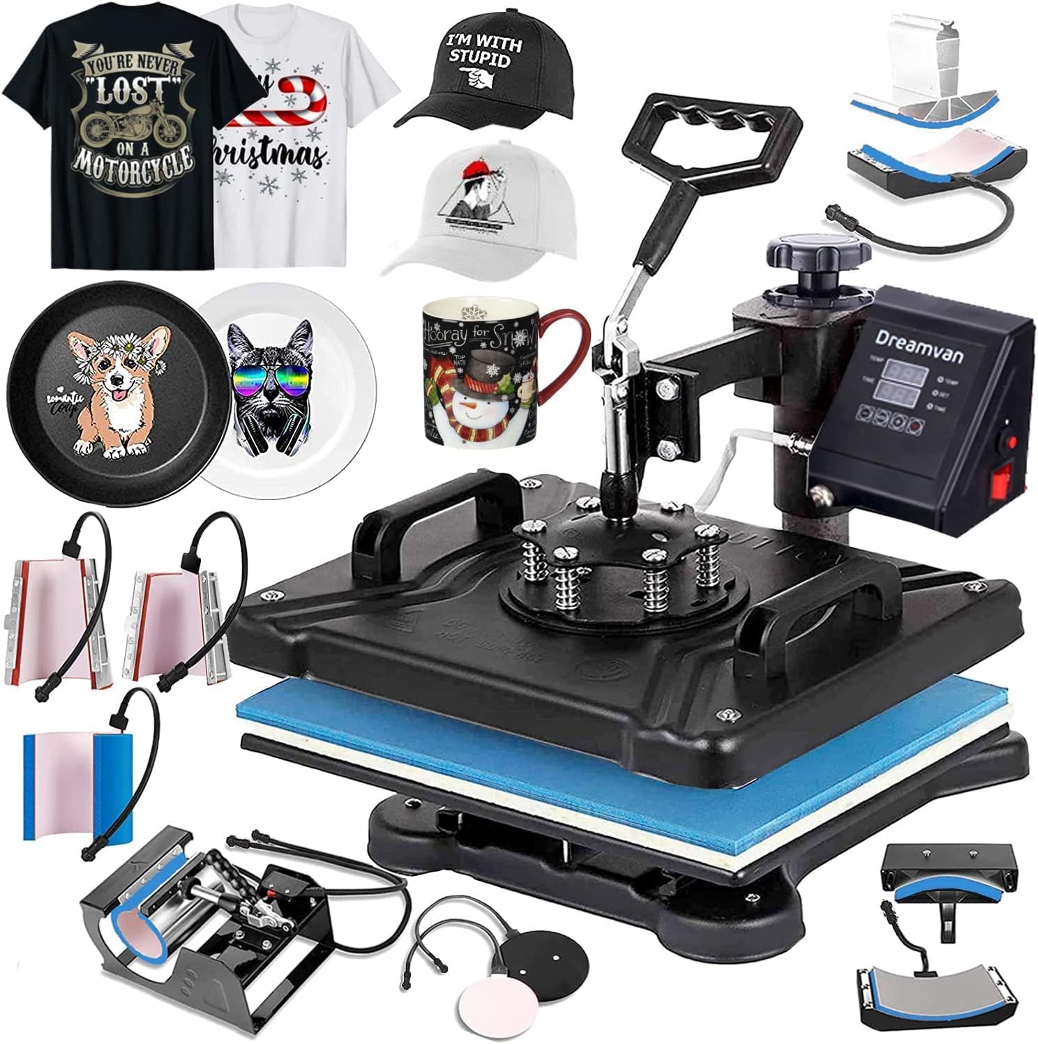 8 in 1 Heat Press Machine for t Shirts Professional [...]