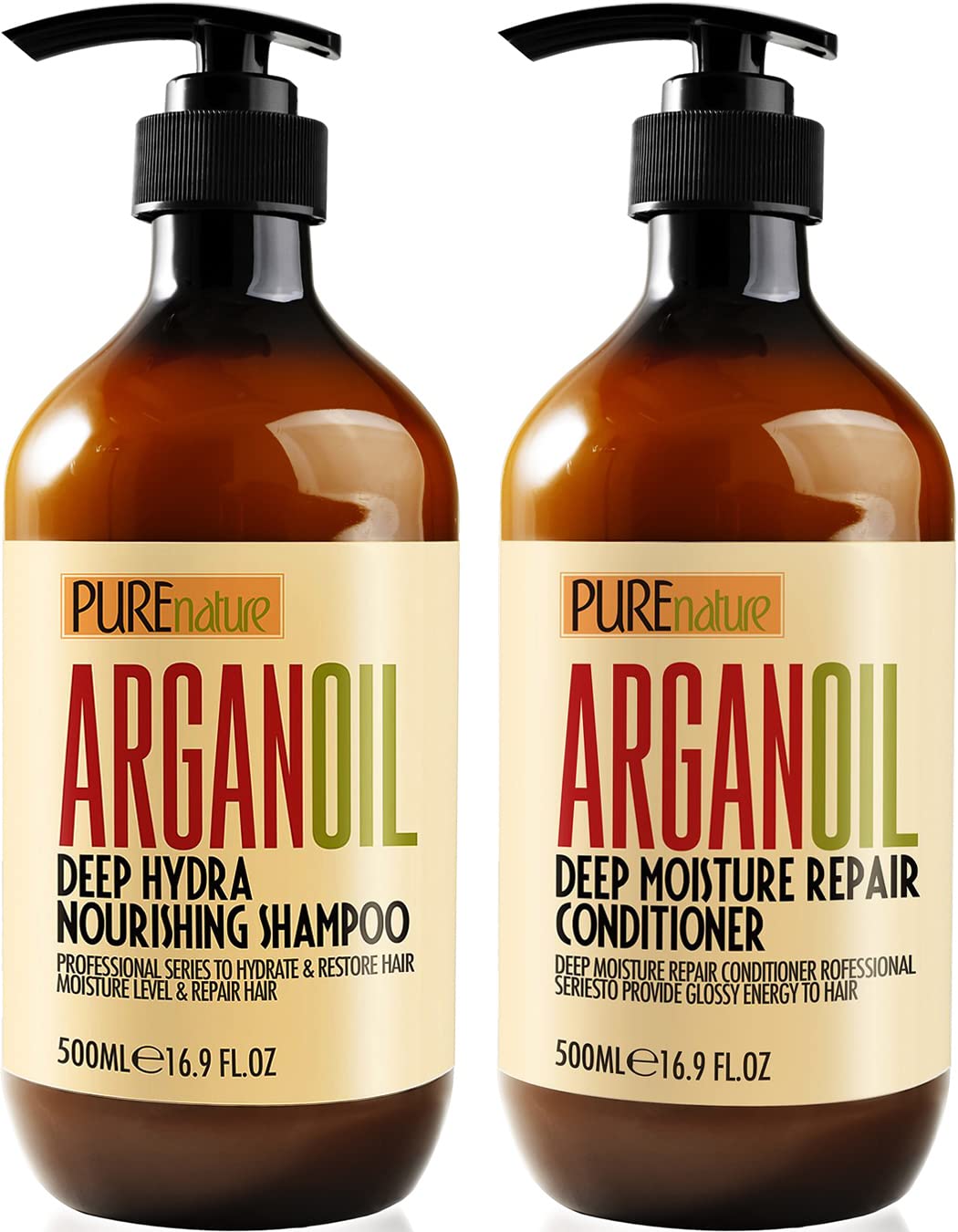 Argan Oil Shampoo and Conditioner Set - Moisturizing [...]