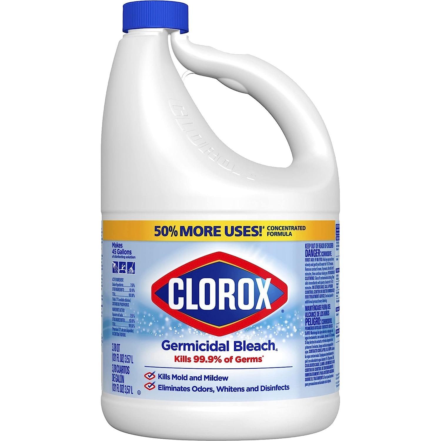 Clorox, CLO32429CT, Germicidal Bleach, 3 / Carton, White