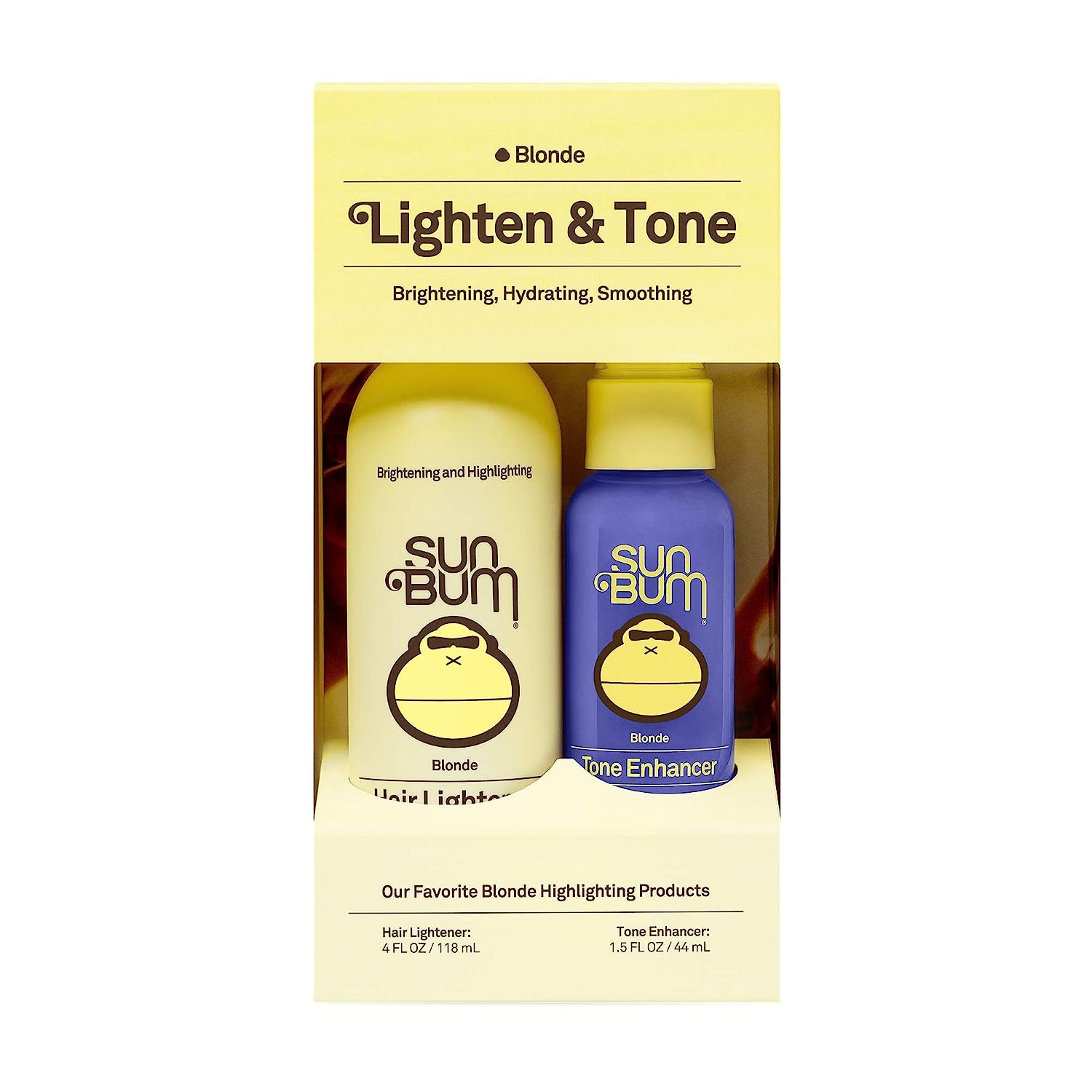 Sun Bum Lighten and Tone Kit | Blonde Hair Lightener [...]