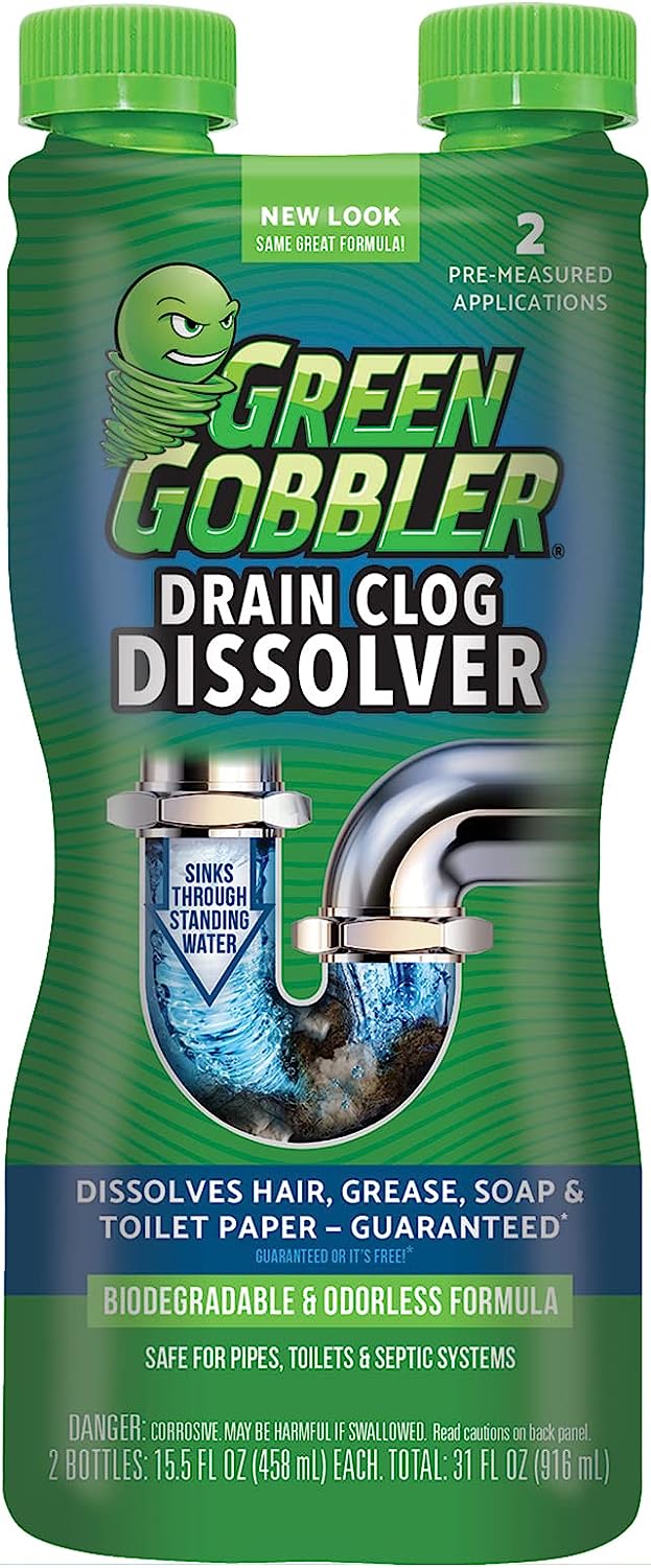 Green Gobbler Drain Clog Dissolver, Drain Opener- [...]
