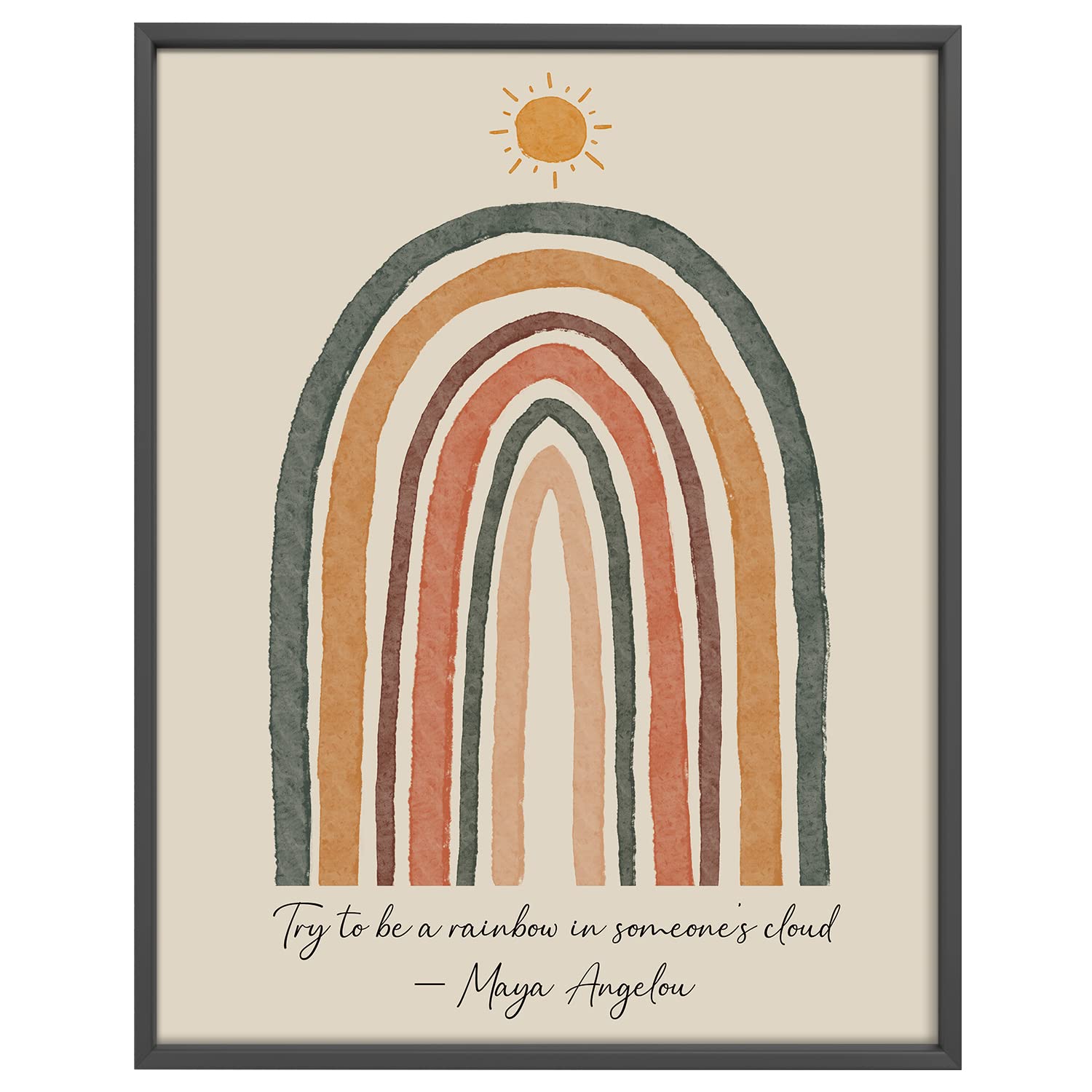 Maya Angelou Quote Rainbow Decor - Inspirational [...]