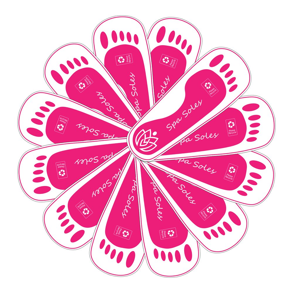 500 Pair Pink Disposable Adhesive Spray Tan Feet [...]