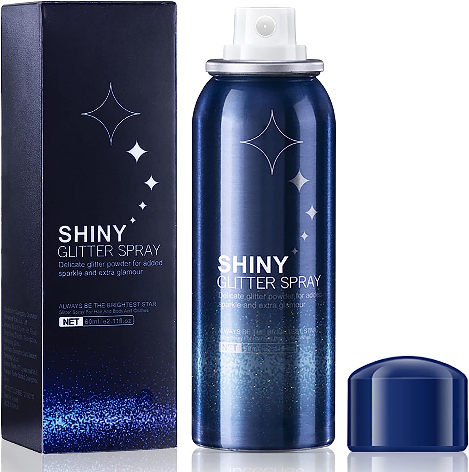 Temporary Glitter Spray, Body Shimmery Spray for Skin, [...]