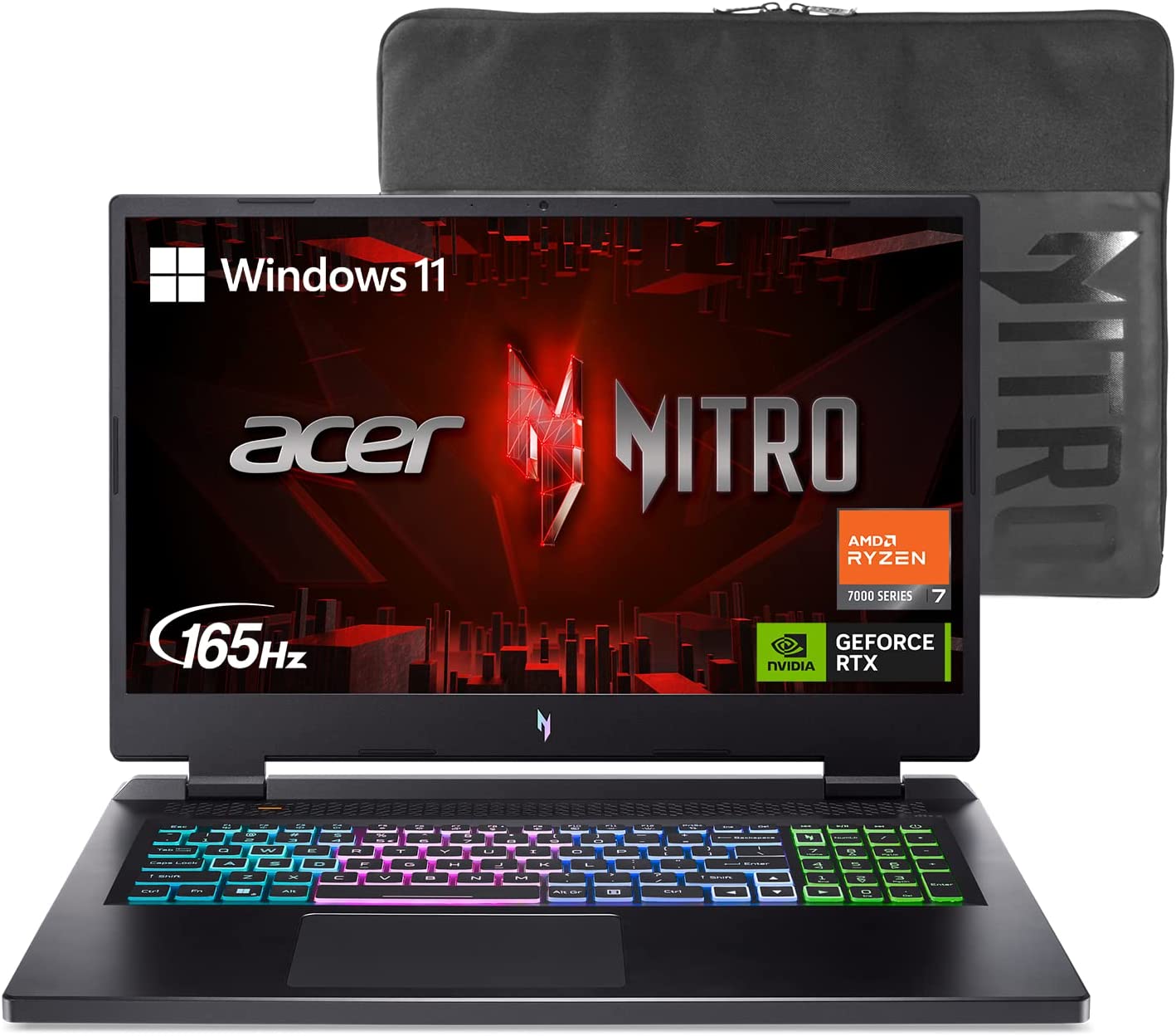 Acer Nitro 17 Gaming Laptop | AMD Ryzen 7 7840HS Octa- [...]