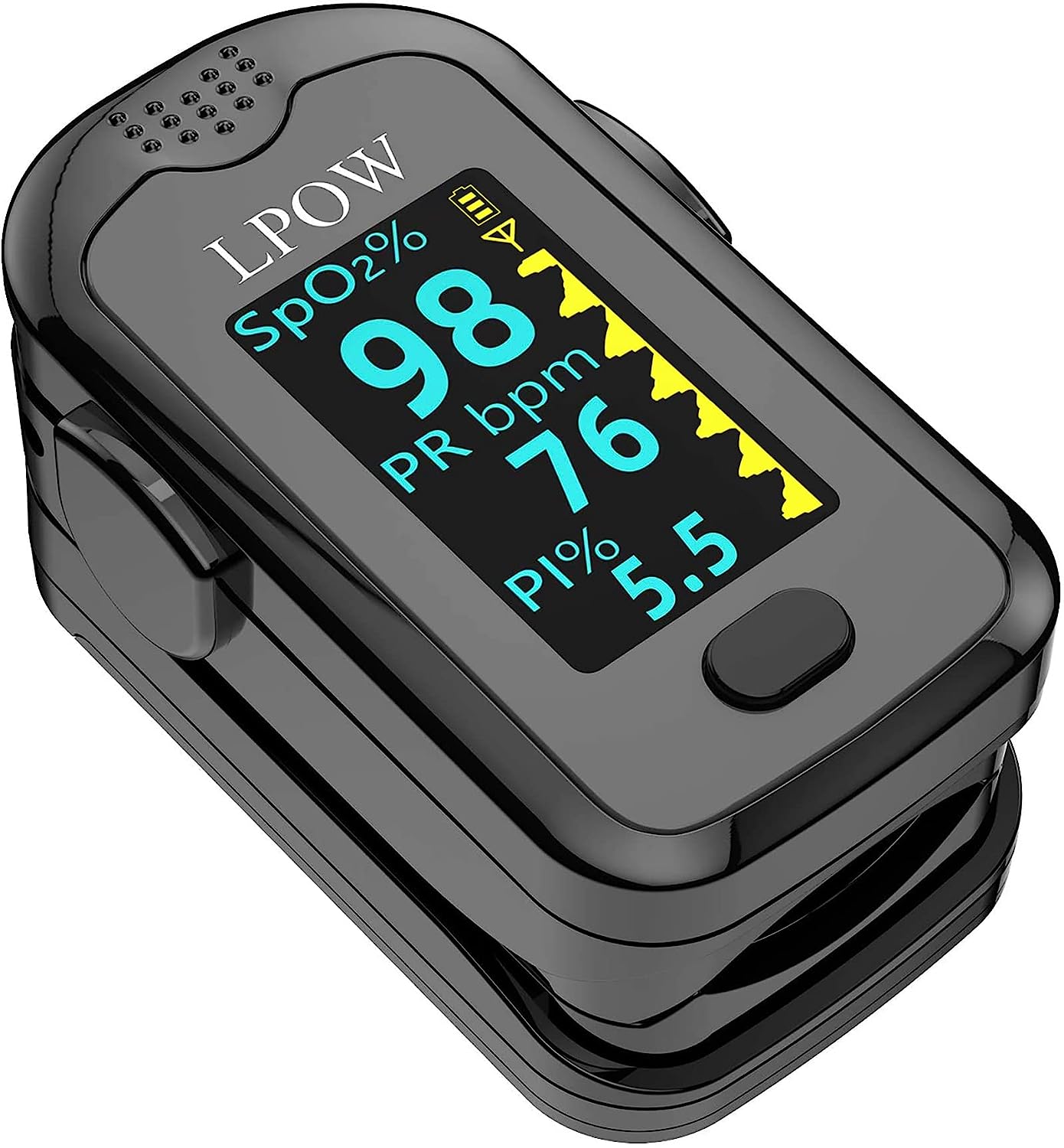 LPOW Bluetooth Fingertip Pulse Oximeter, Blood Oxygen [...]