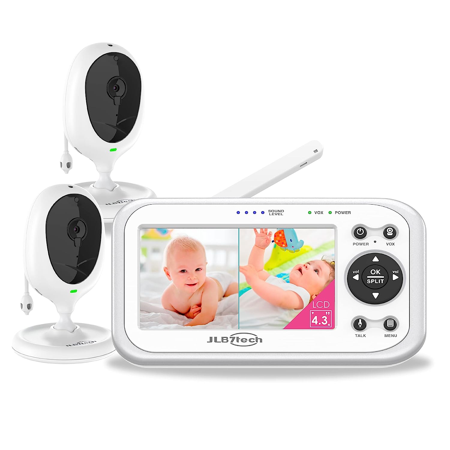 JLB7tech Baby Monitor,4.3