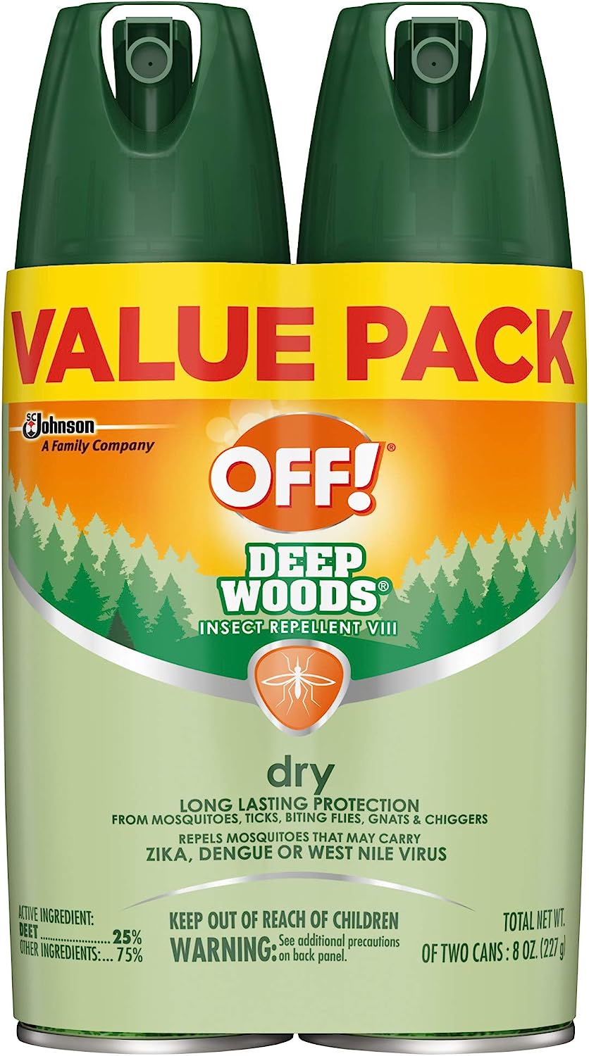 OFF! Deep Woods Insect Repellent Aerosol, Dry, Non- [...]