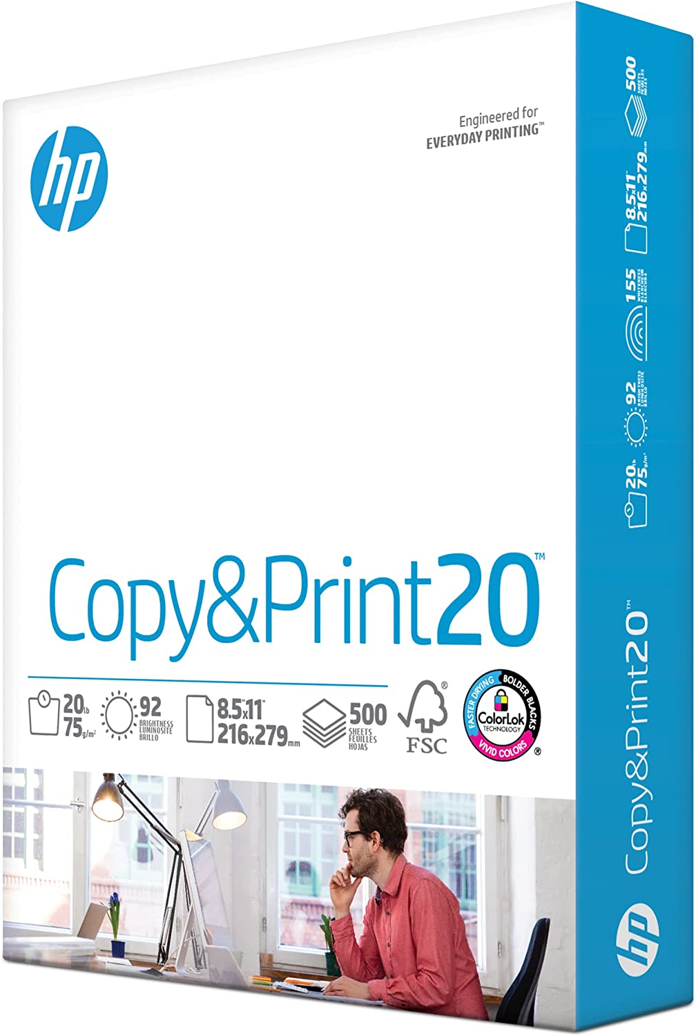 HP Printer Paper | 8.5 x 11 Paper | Copy &Print 20 lb [...]