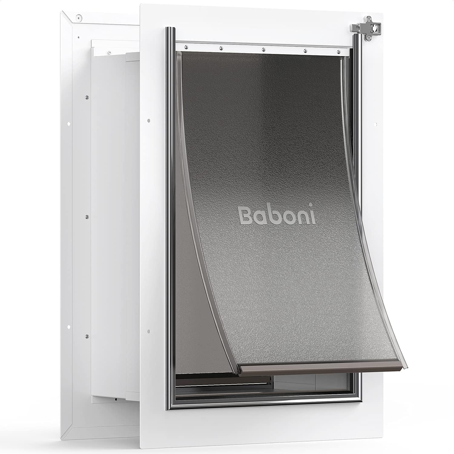 Baboni Pet Door for Wall, Steel Frame and Telescoping [...]
