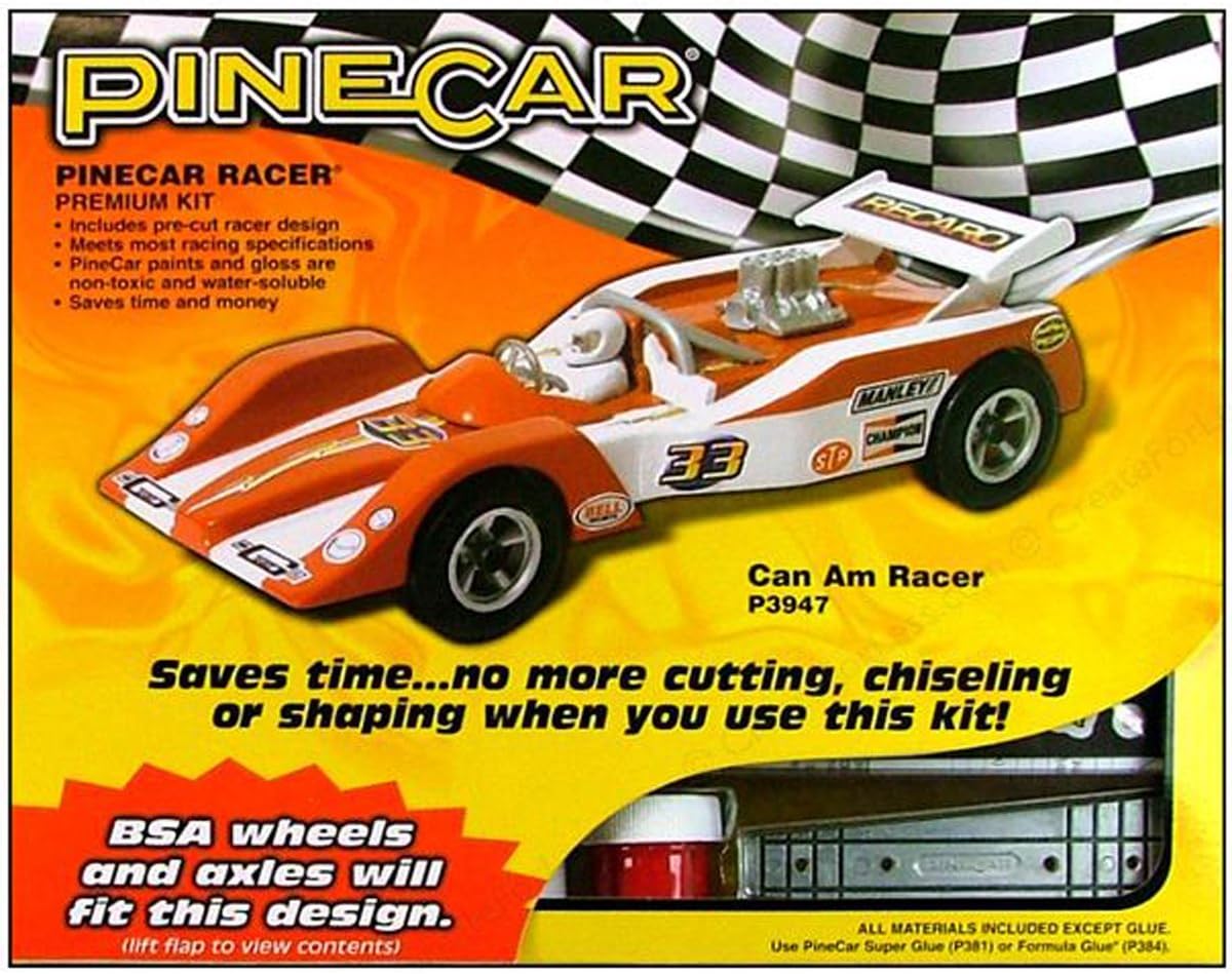 Woodland Scenics Pine Car Derby Racer Premium Kit, Can Am