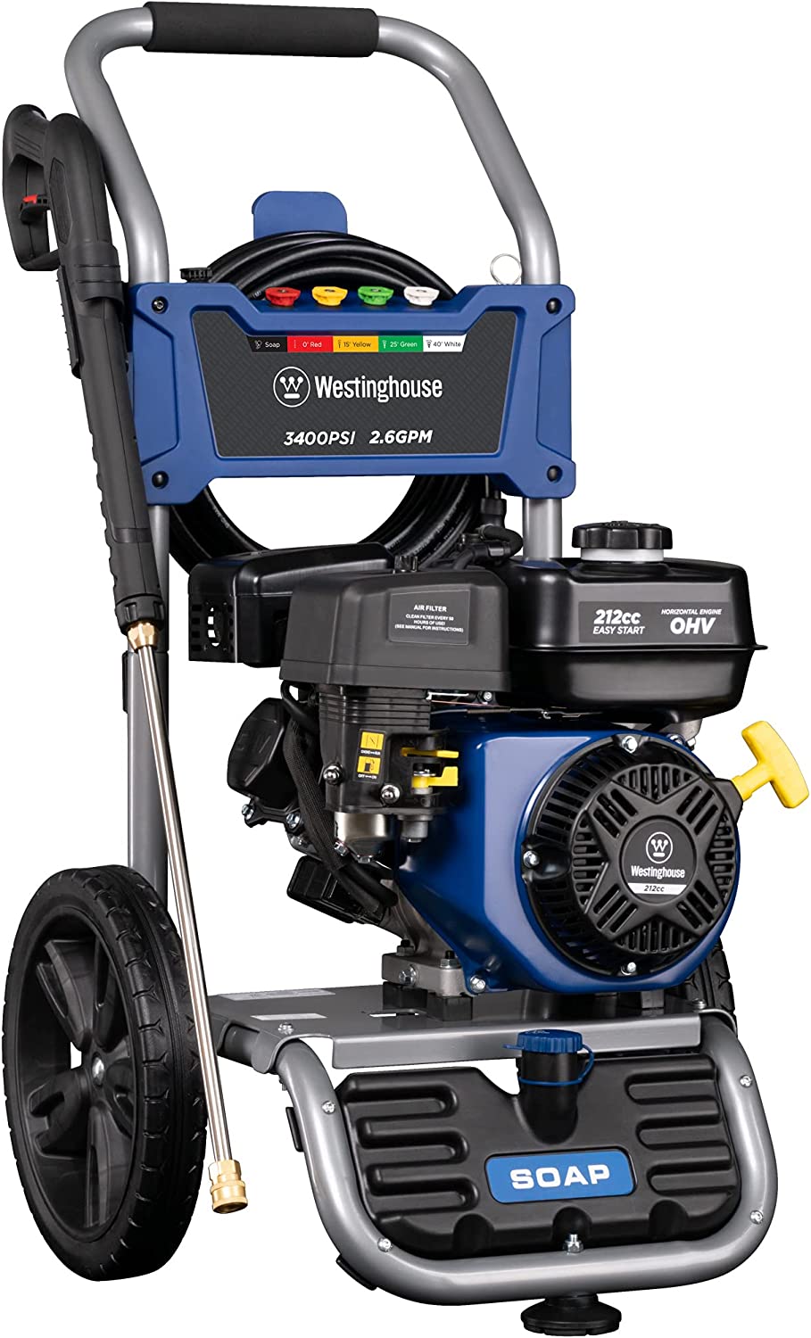 Westinghouse WPX3400 Gas Pressure Washer, 3400 PSI and [...]