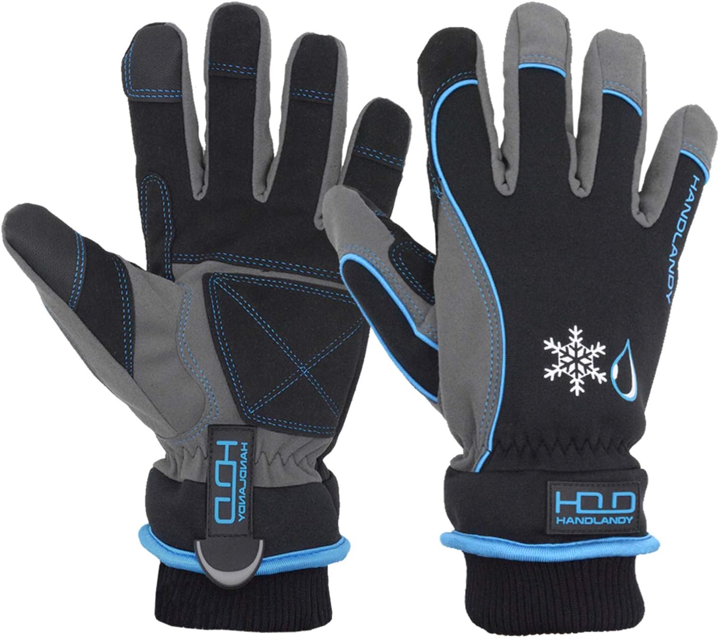 HANDLANDY Waterproof Insulated Work Gloves, 3M [...]