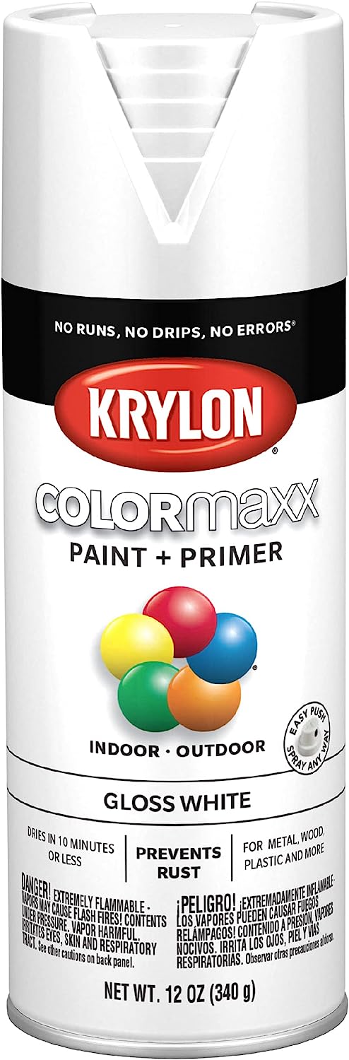 Krylon K05545007 COLORmaxx Spray Paint and Primer for [...]