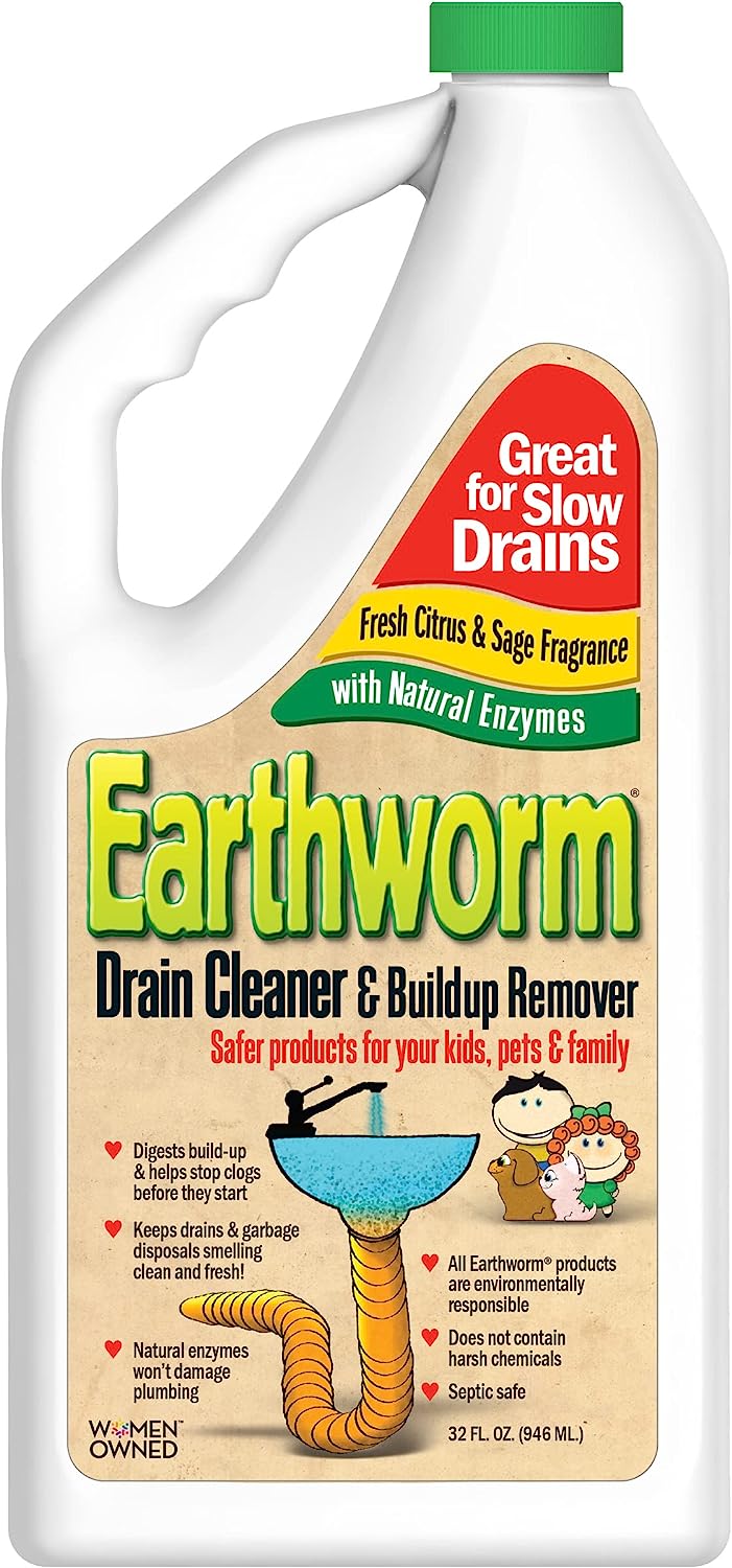 Earthworm Drain Cleaner - Clog Remover - Drain Opener [...]