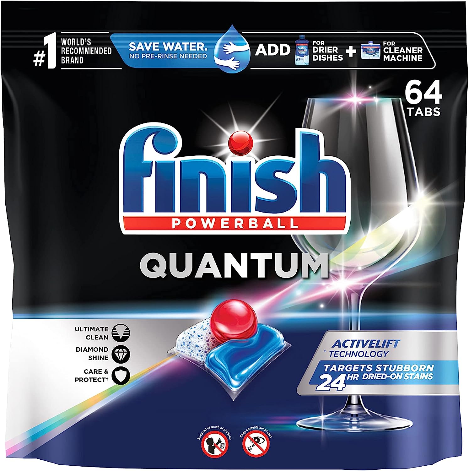 Finish - Quantum - 64ct - Dishwasher Detergent - [...]
