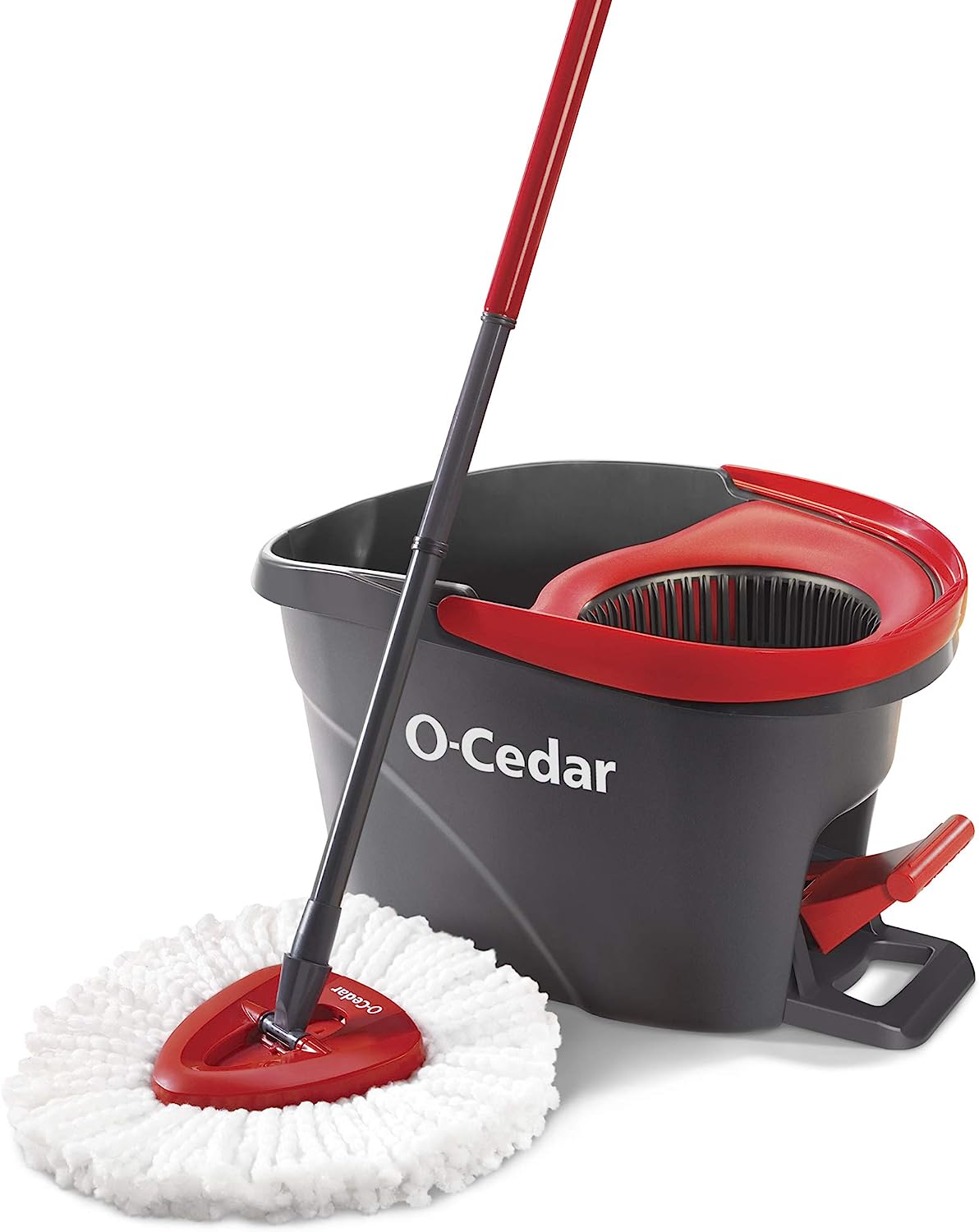 O-Cedar EasyWring Microfiber Spin Mop, Bucket Floor [...]