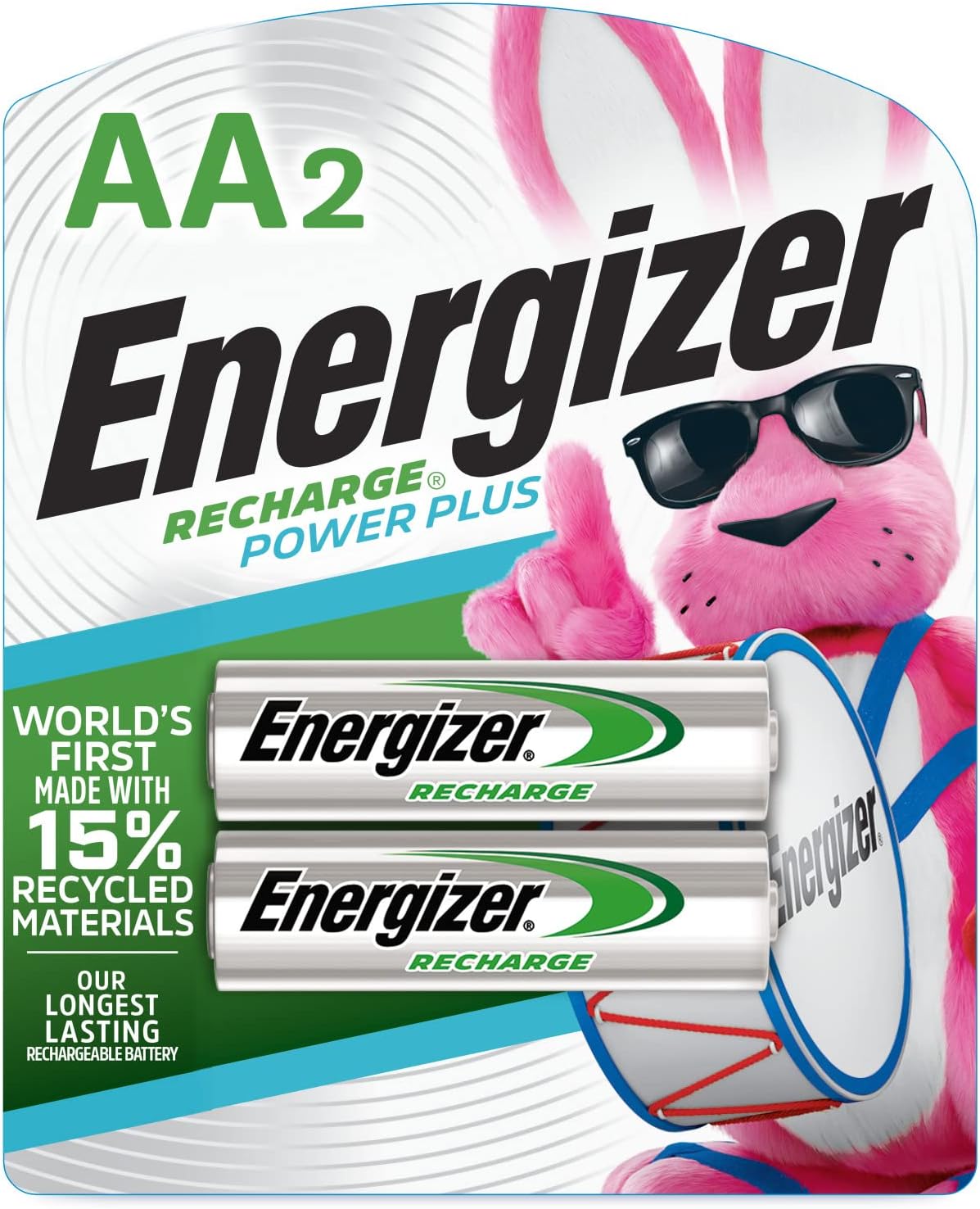 Energizer Power Plus Rechargeable AA Batteries (2 [...]