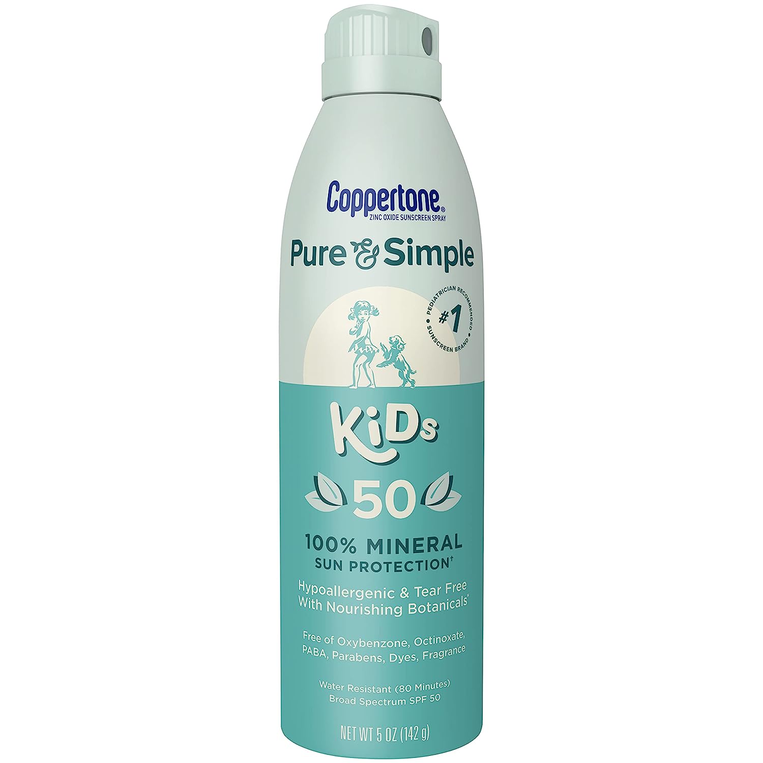 Coppertone Pure and Simple Kids Sunscreen Spray SPF [...]