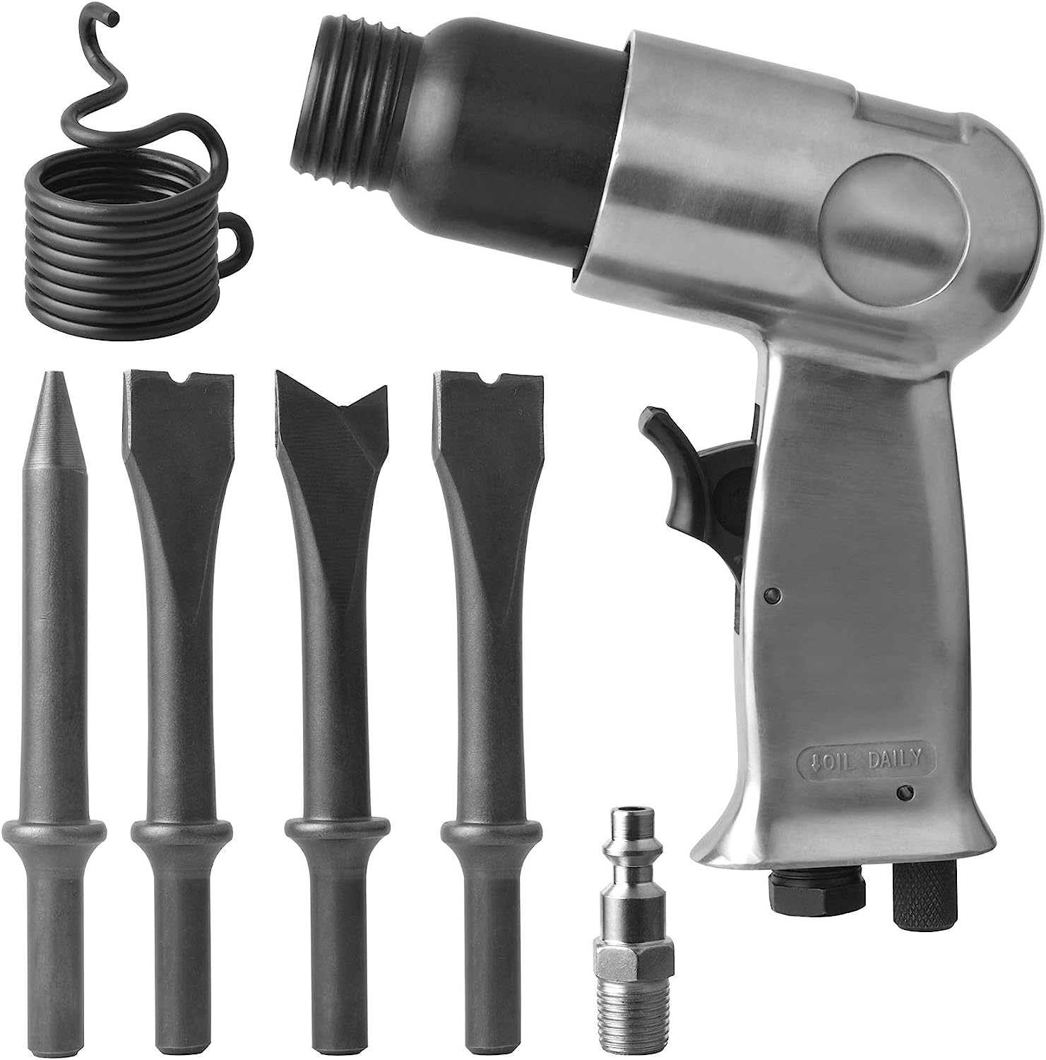 150mm air hammer kit 4-chisels, 4500 BPM, pneumatic [...]