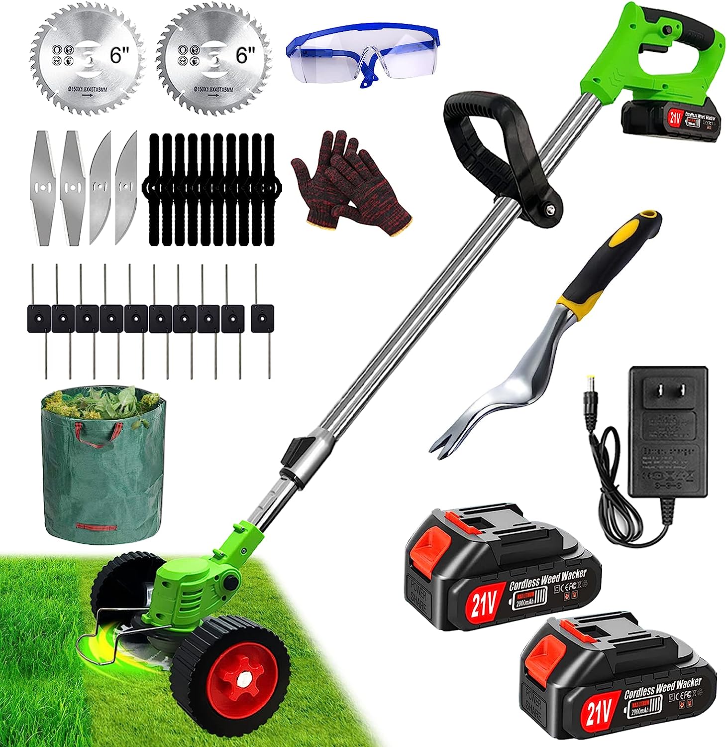 Electric Weed Eater Cordless Weed Wacker Battery [...]