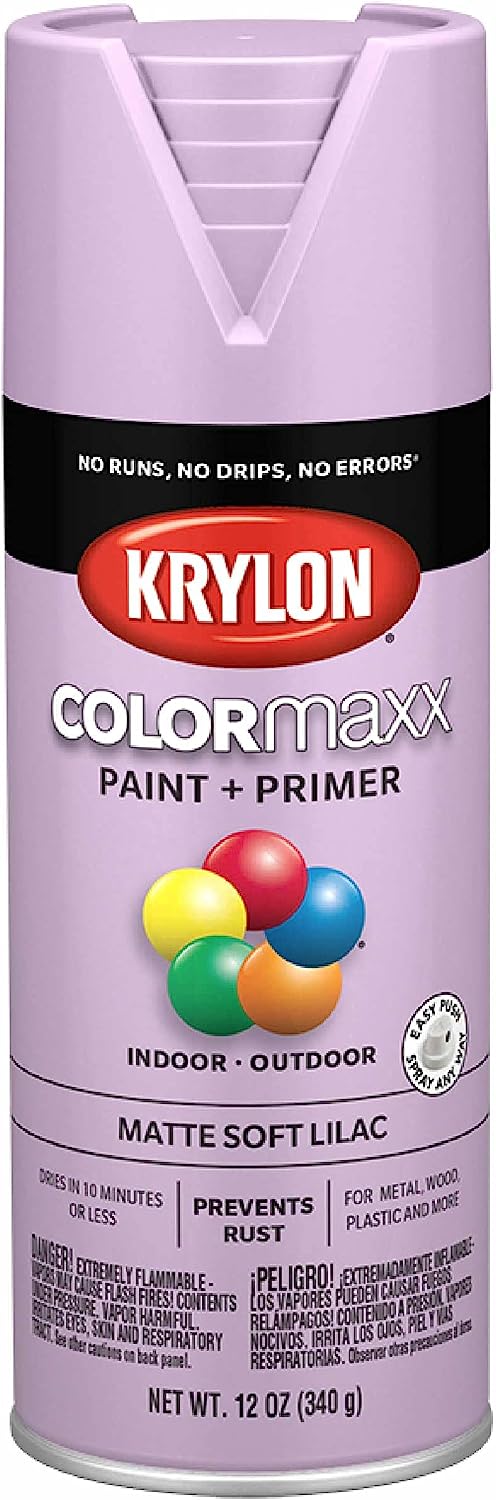 Krylon K05602007 COLORmaxx Spray Paint and Primer for [...]